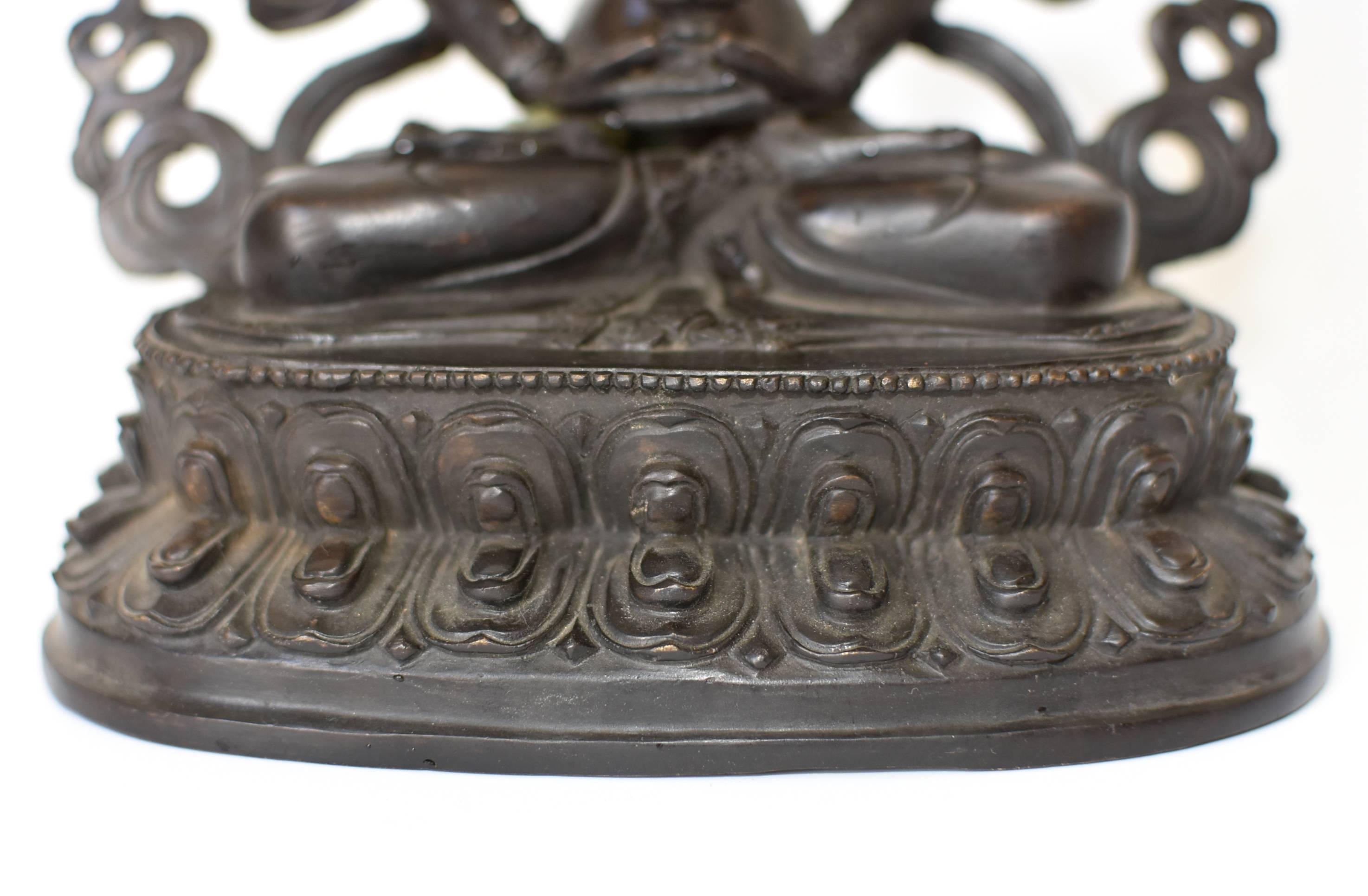 Bronze Tibetan Amitayus For Sale 12