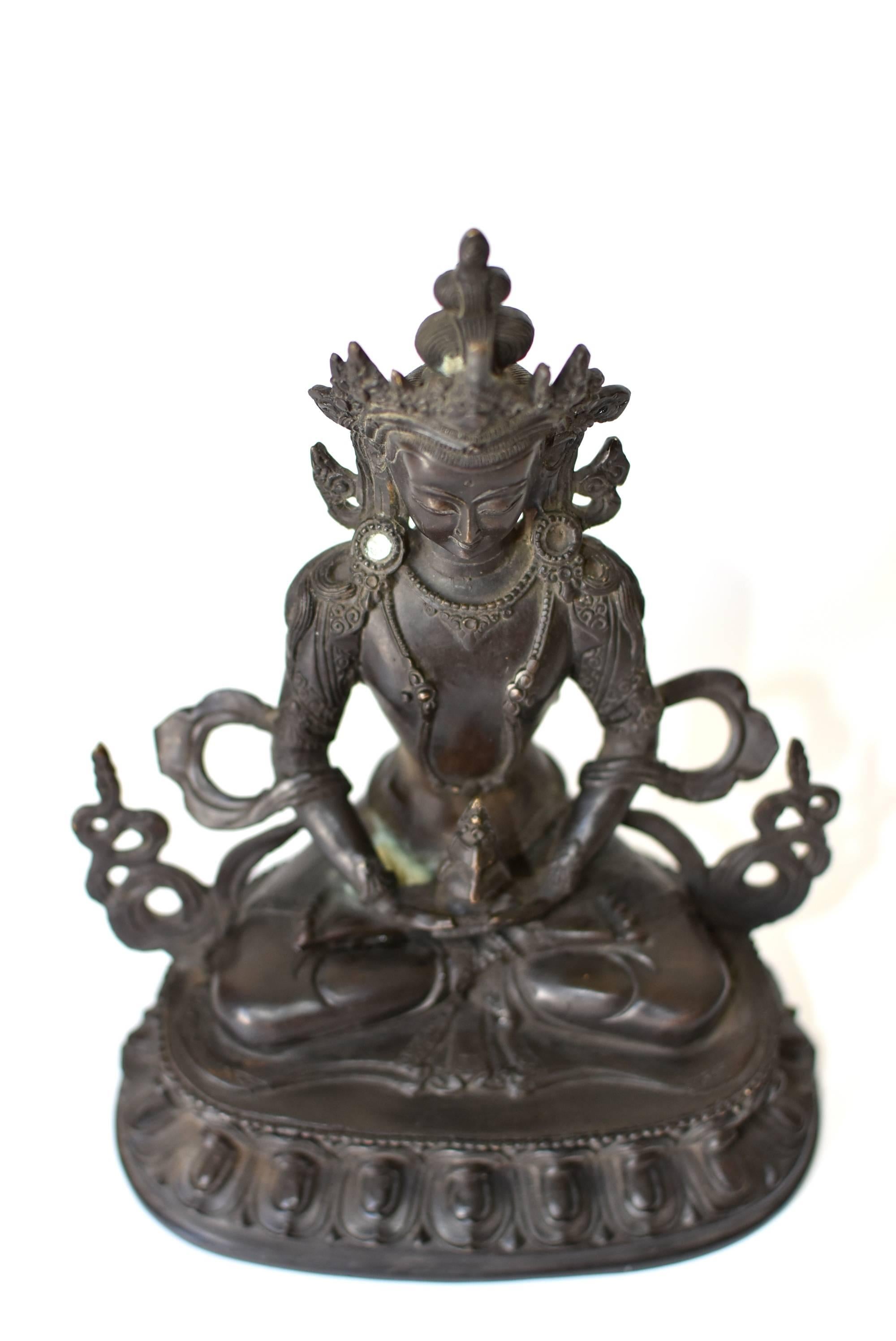 Bronze Tibetan Amitayus For Sale 14