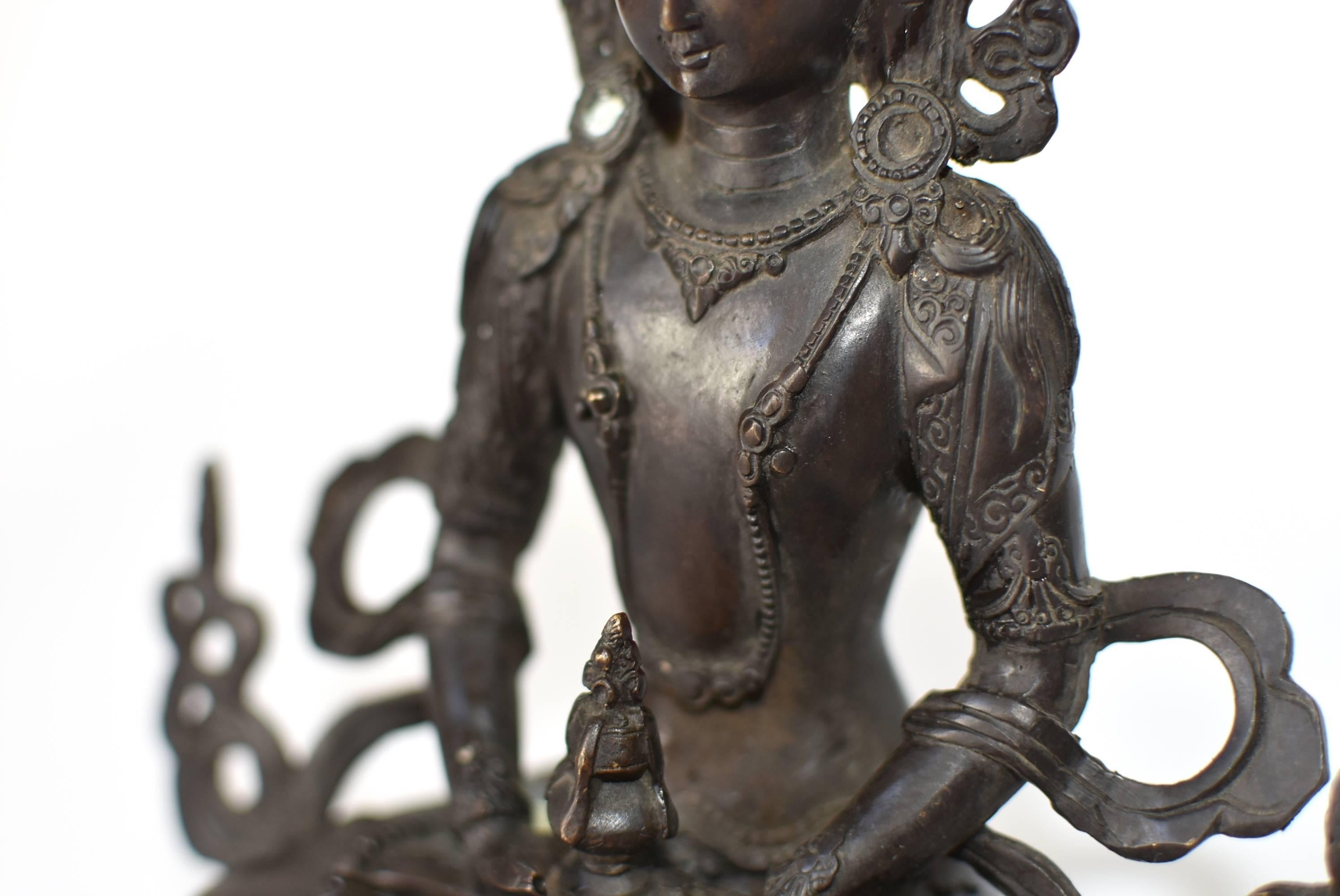 Bronze Tibetan Amitayus For Sale 2