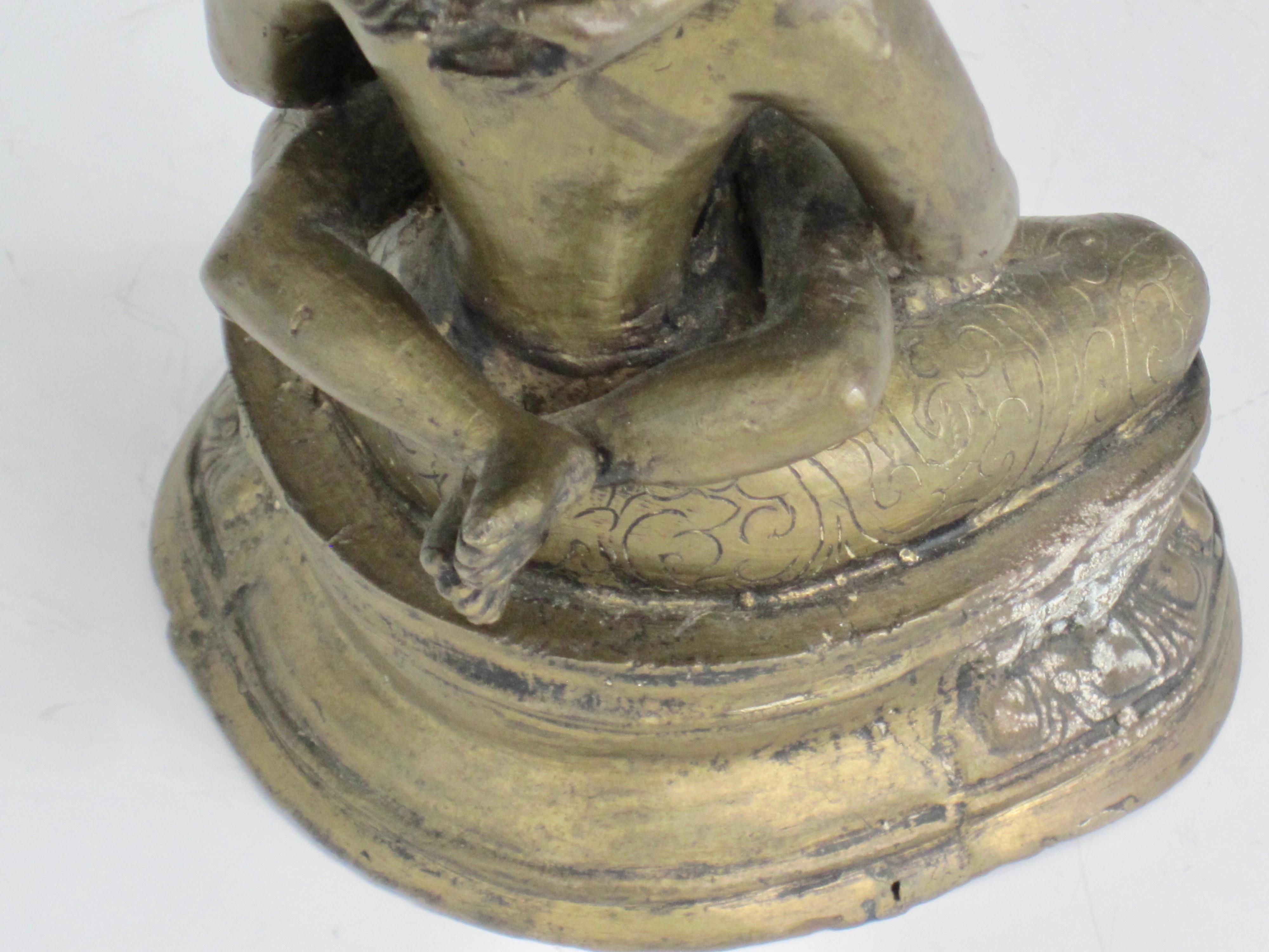 Bronze Tibetan Yab-Yum Statue For Sale 7
