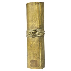 Bronze Tied Scroll Sculpture / Table Ornament from Limited Edition
