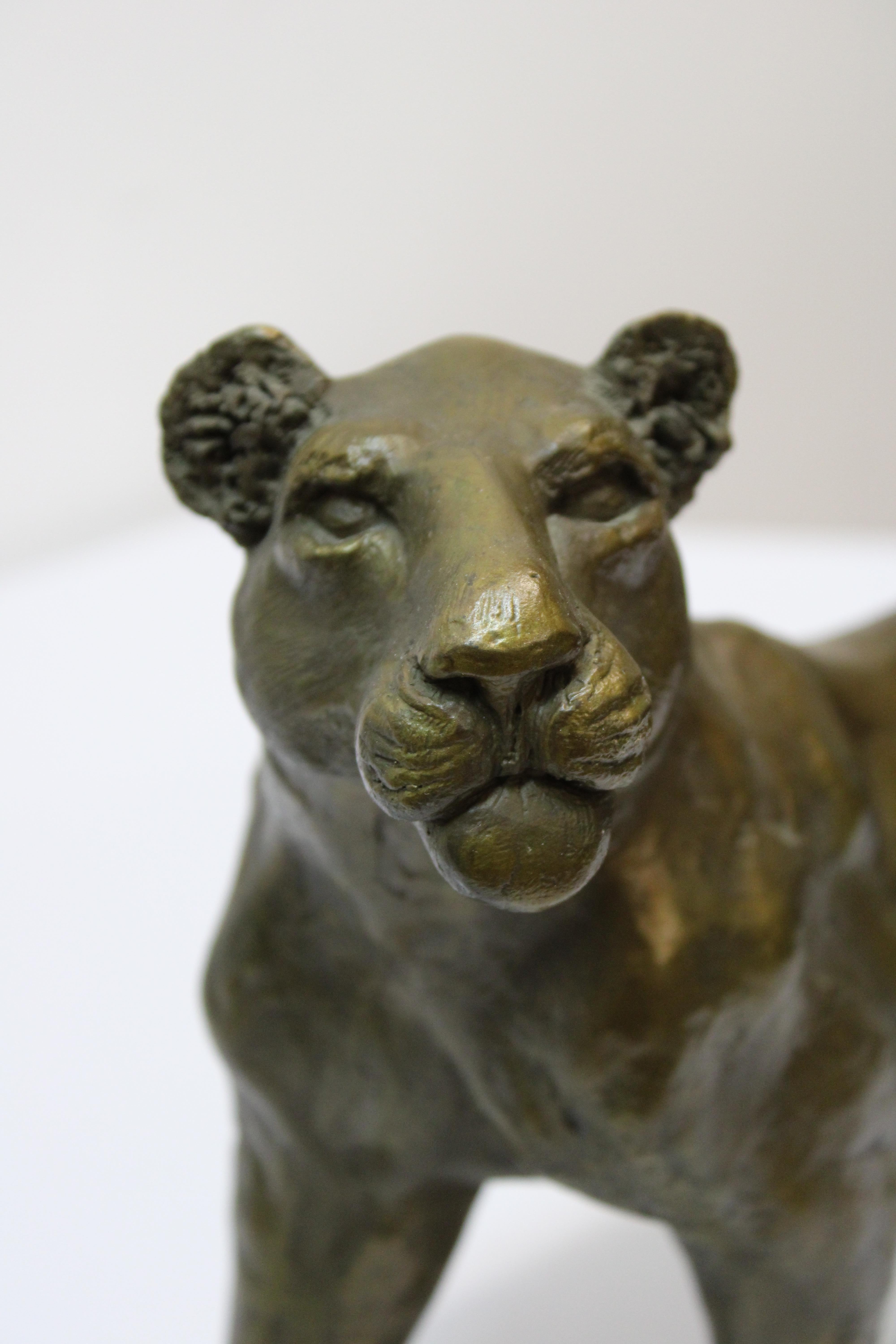 Tiger aus Bronze von Sue Rifenberick im Angebot 2
