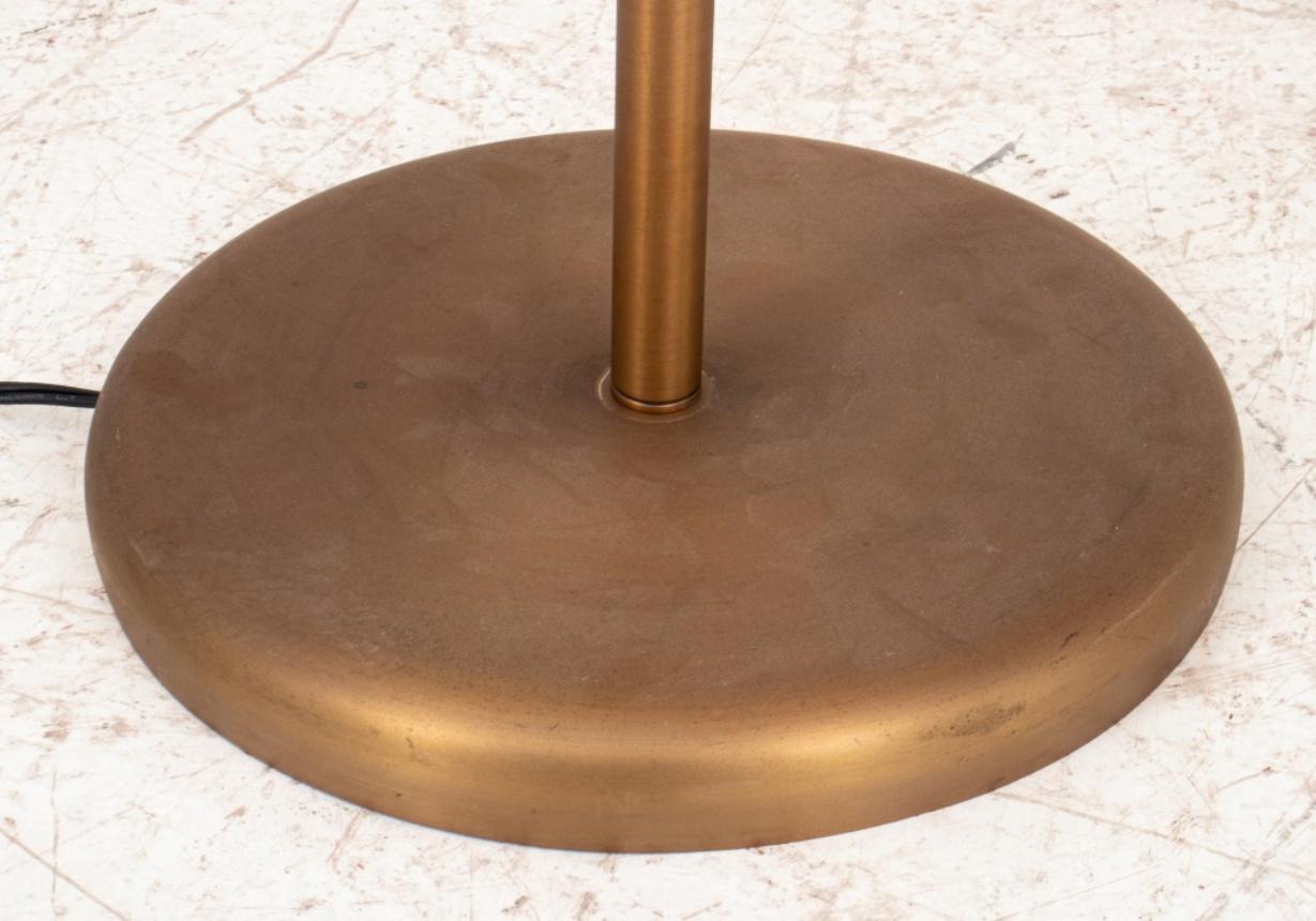 Bronze Tone Halogen Floor Lamp In Good Condition In New York, NY