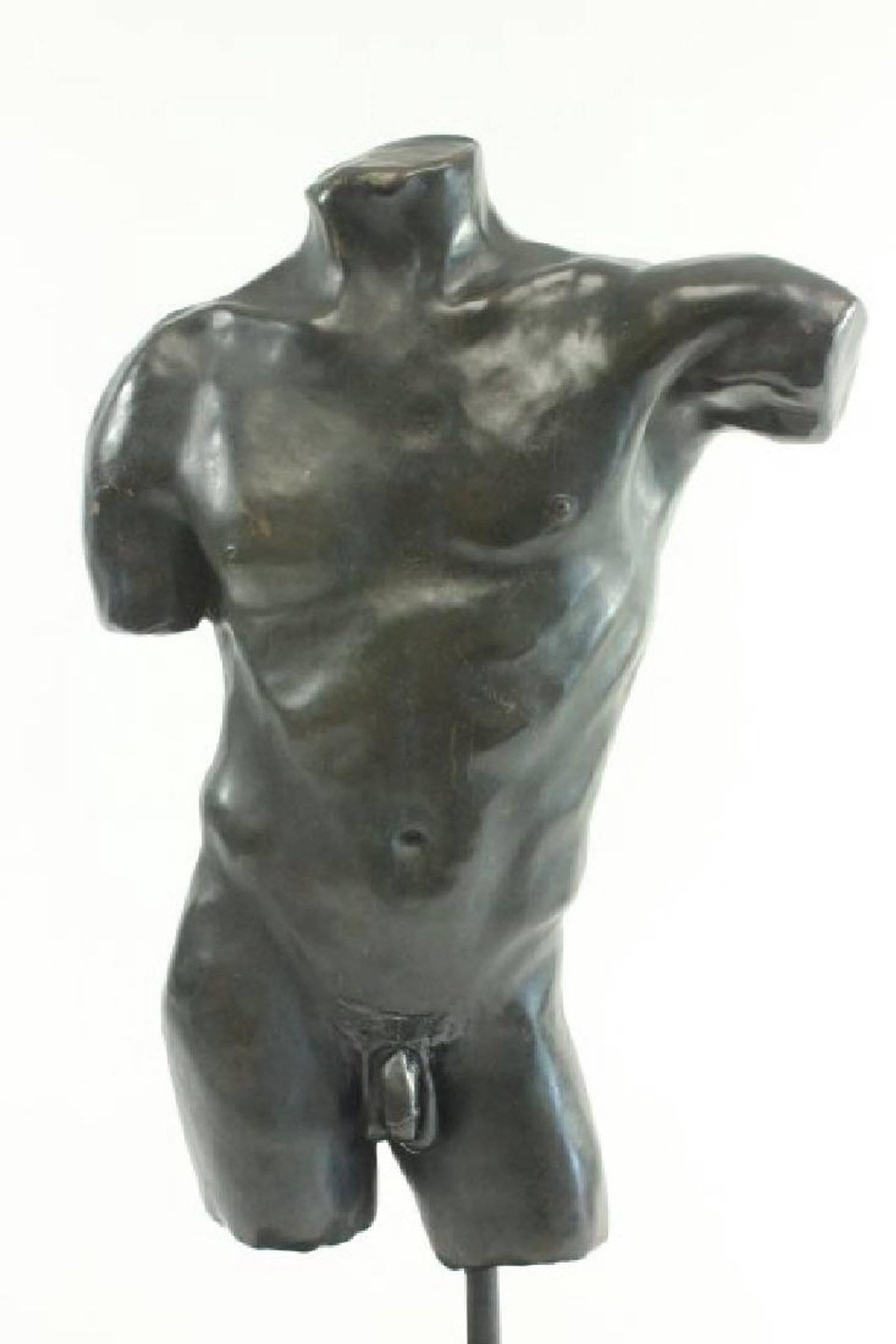 Bronze torso museum mounted, after the antique
signed Maar, numbered 11/12 on bronze.