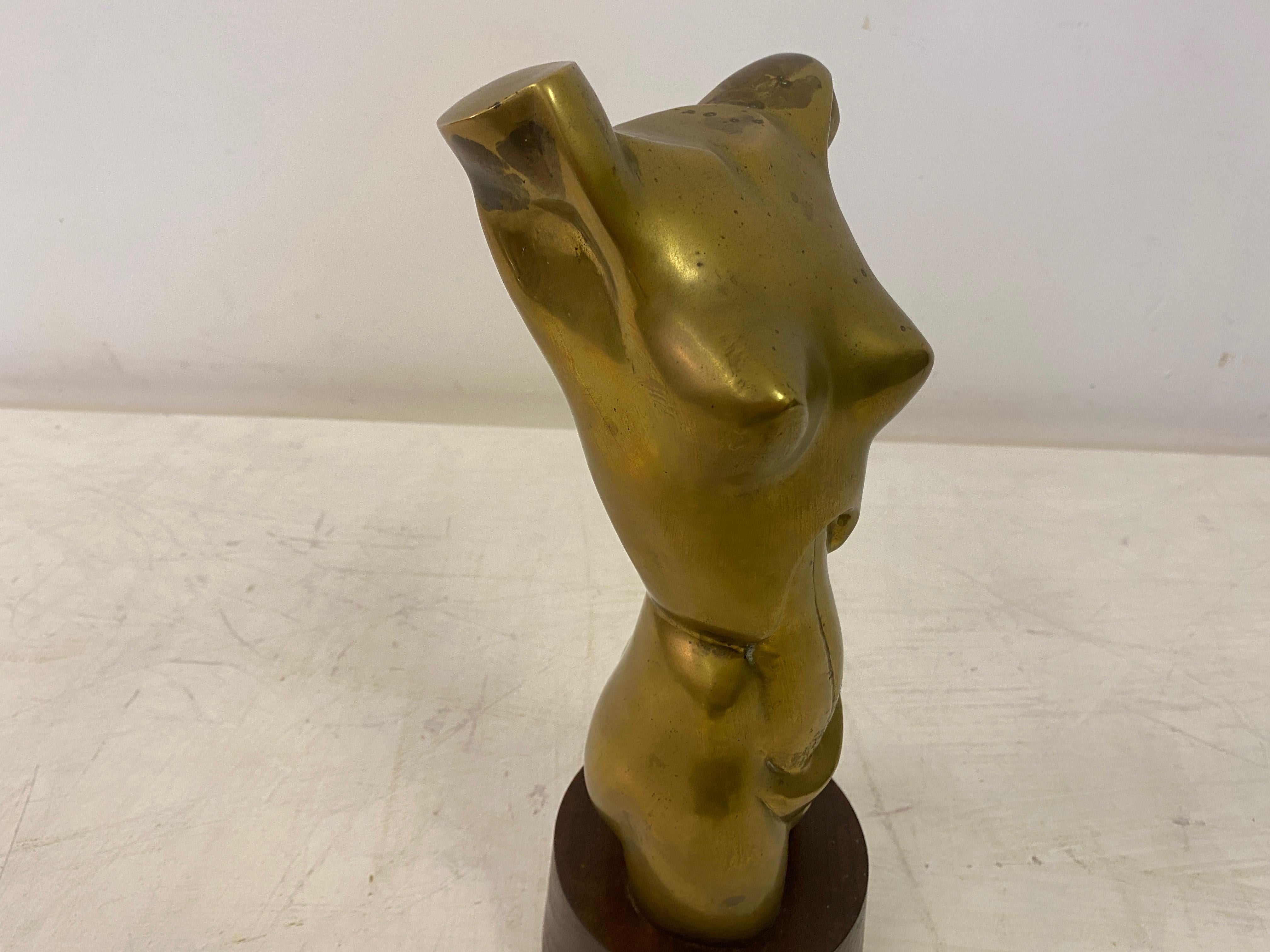 Bronze Torso Sculpture By Hattakitkosol Somchai For Sale 6