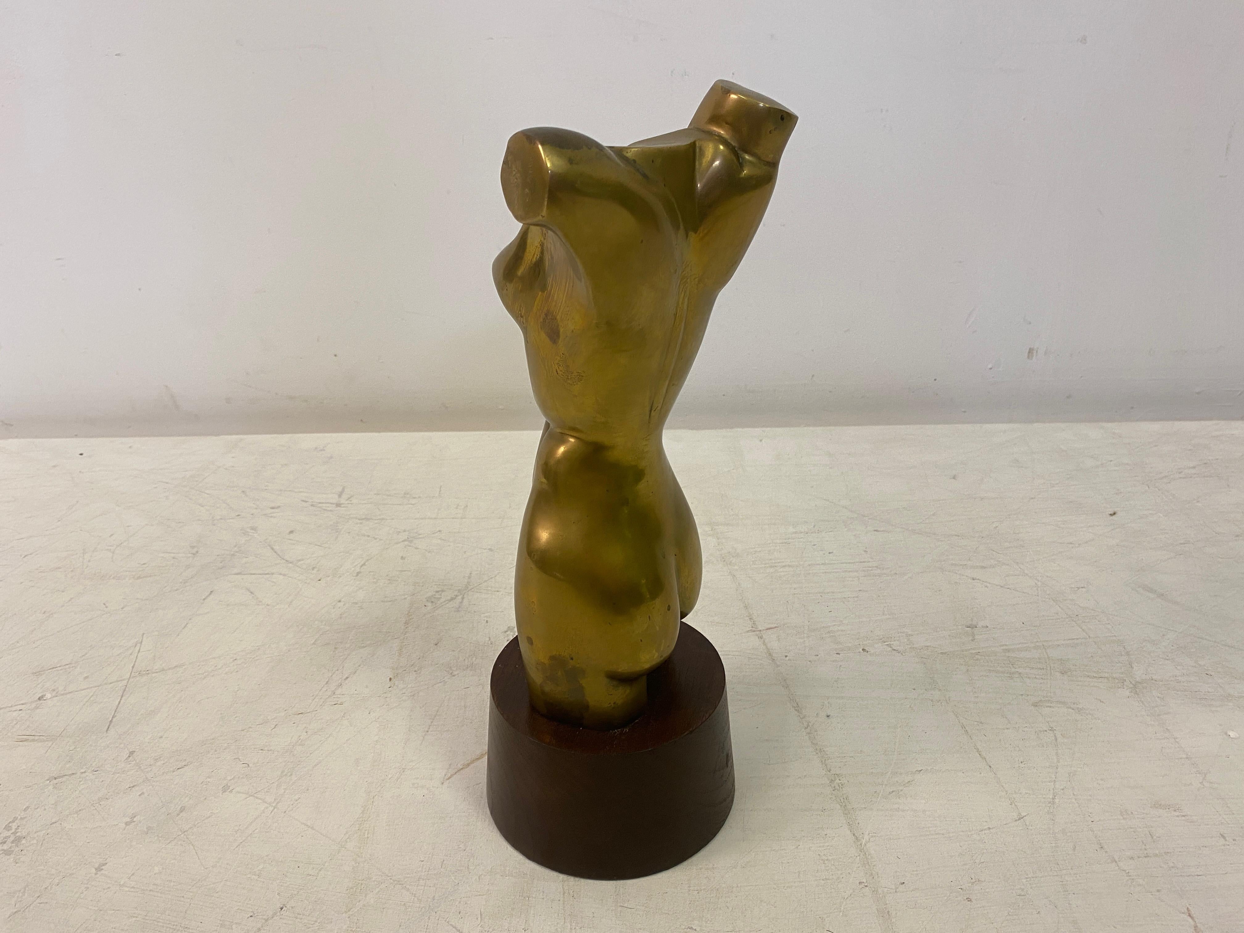 Bronze Torso Sculpture By Hattakitkosol Somchai For Sale 2