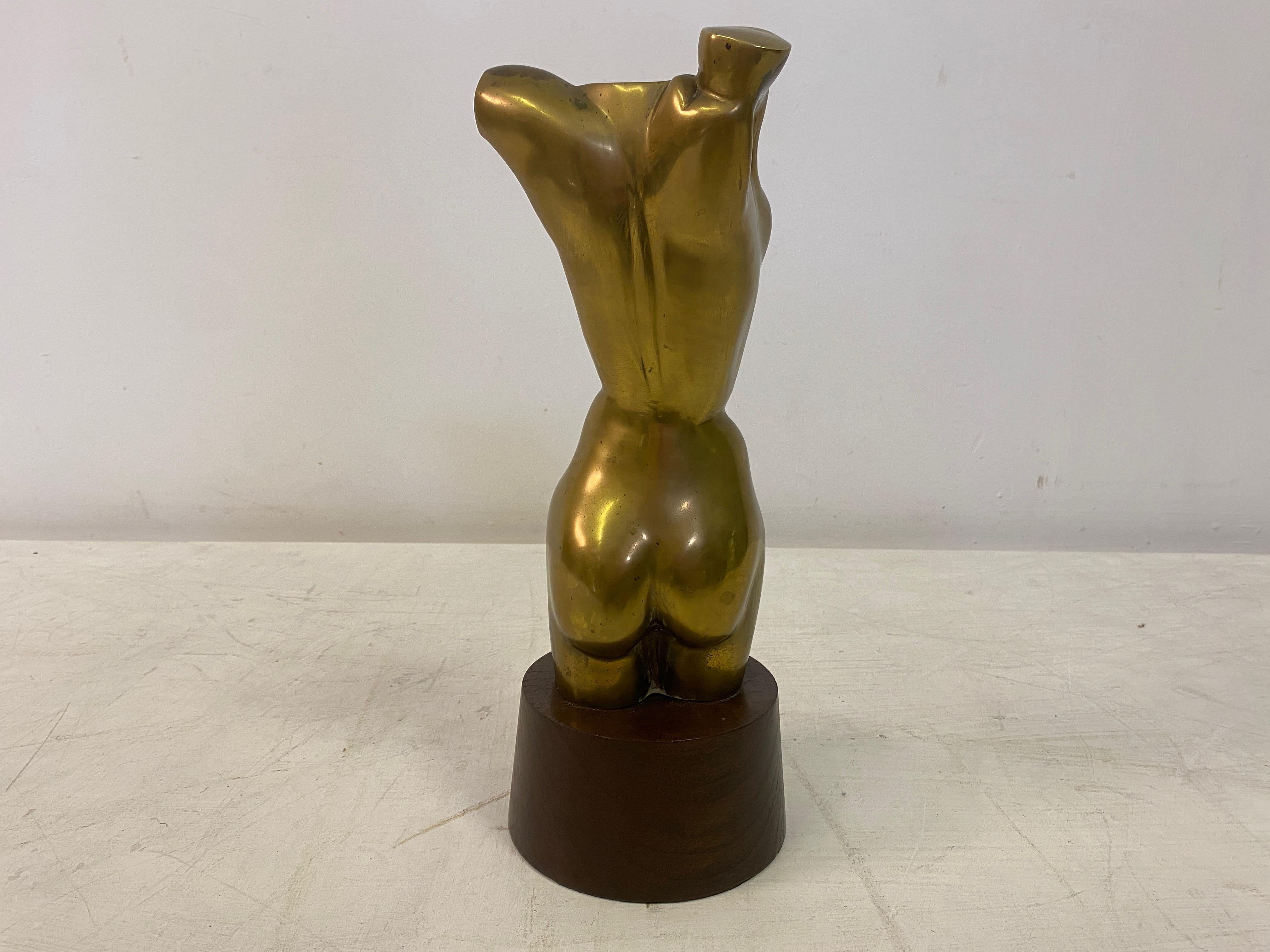 Bronze-Torso-Skulptur von Hattakitkosol Somchai im Angebot 4