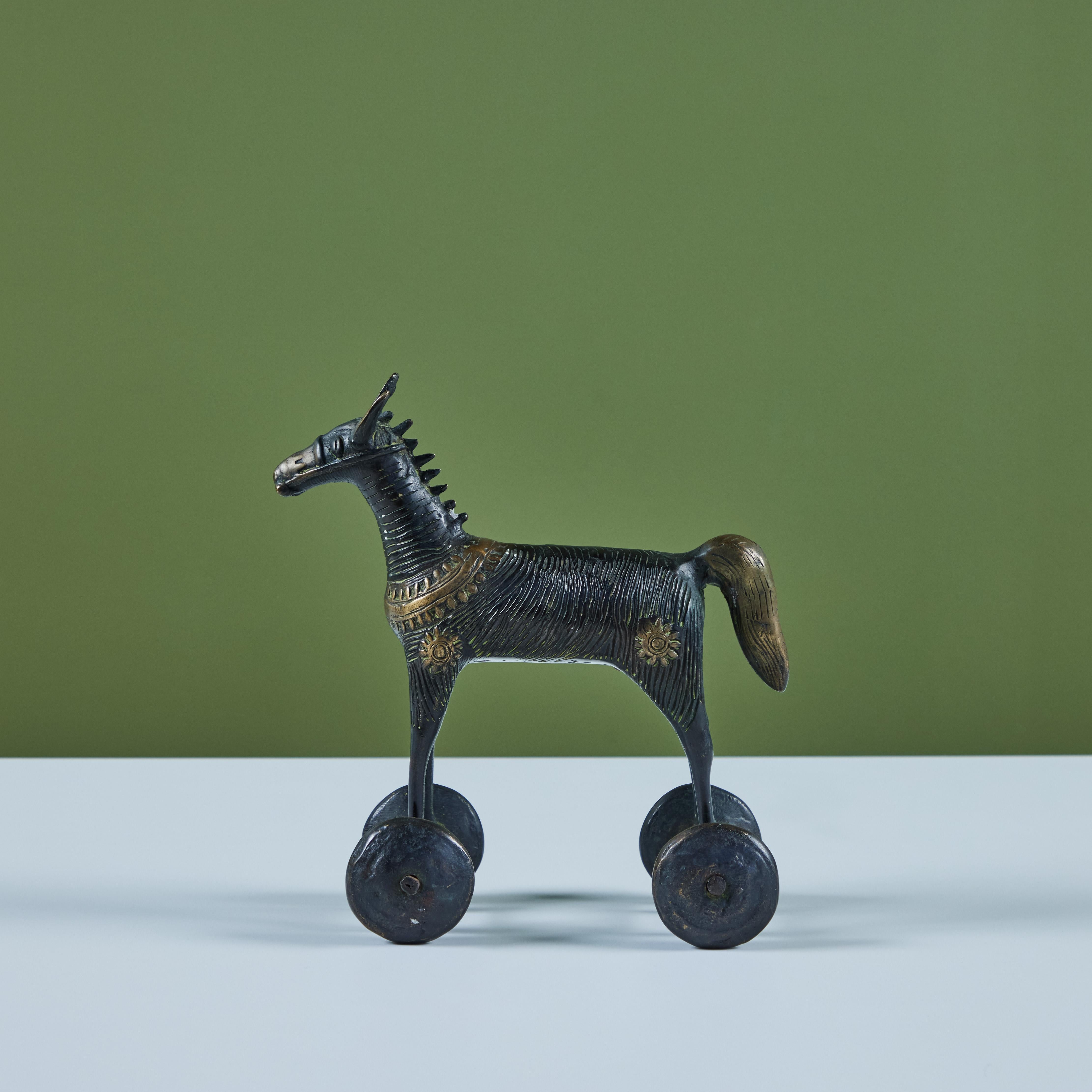 Cast Bronze Toy Horse For Sale