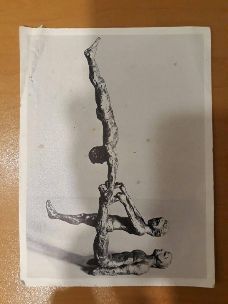 Bronze Trapeze Artists Made by Bep Van Den Bergh, 20th Century 1