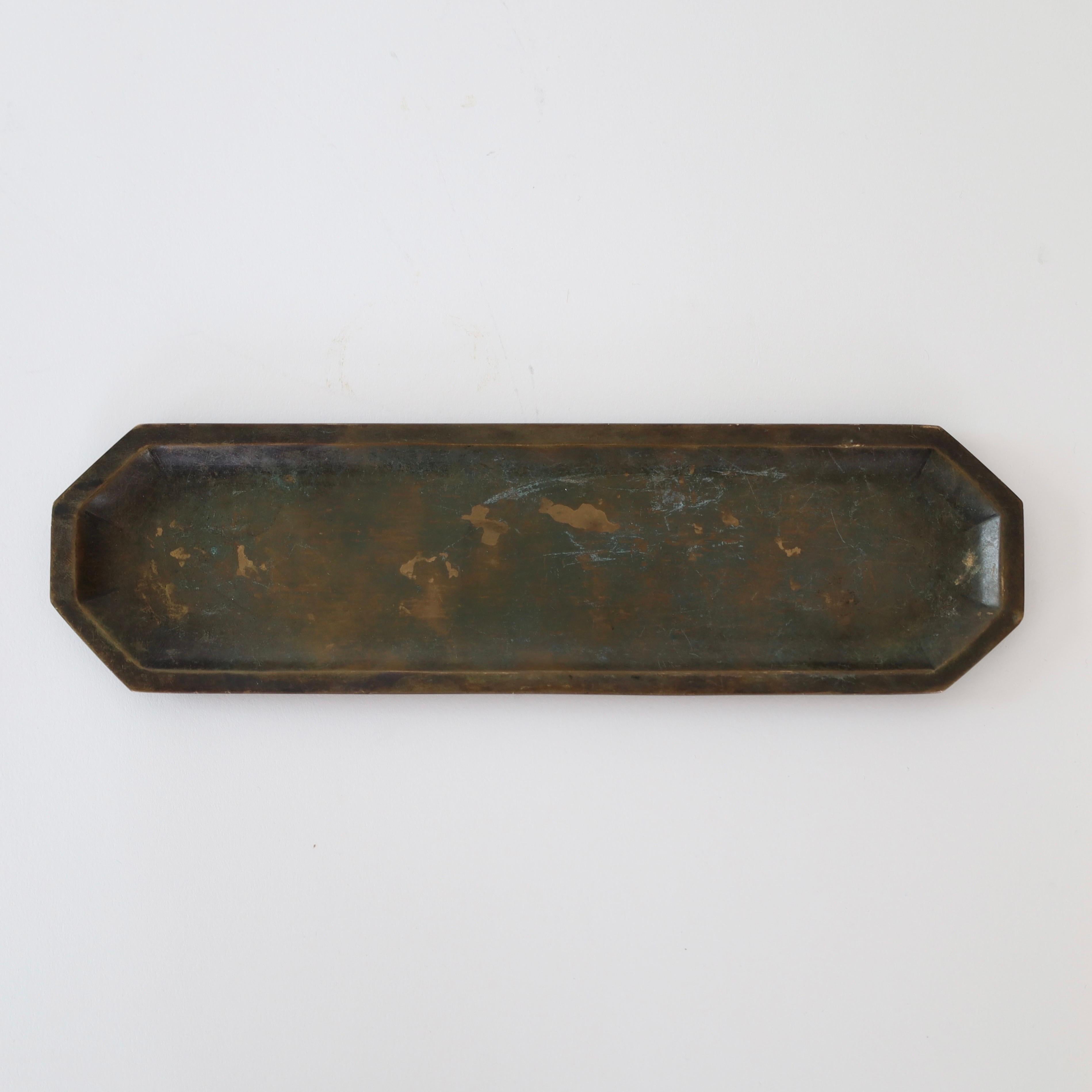 Bronze Tray & Letter Knife designed by Just Andersen, 1920s, Denmark For Sale 4
