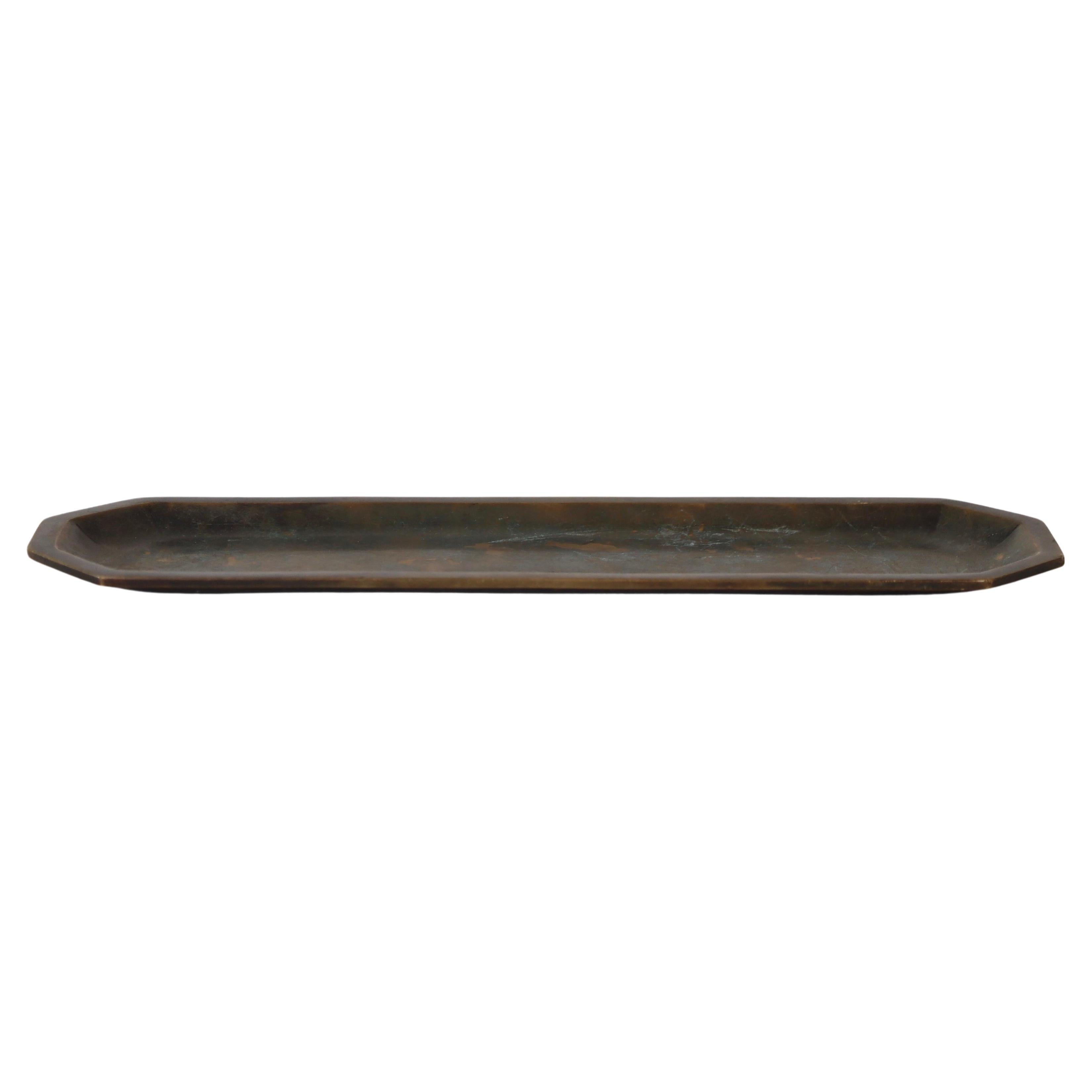 Bronze Tray and Letter Knife made Just Andersen in the 1920s. An elegant set for a beautiful spot.

* Flat square bronze tray and letter knife
* Designer: Just Andersen
* Model: B26 & B64
* Year: 1926-1929
* Condition: Good vintage condition. Makers