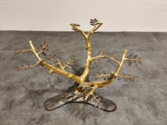 Bronze Tree Coffee Table by Willy Daro, 1970s