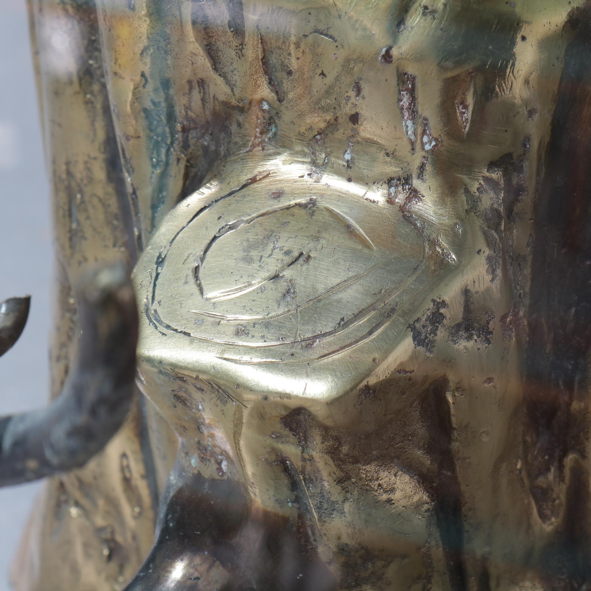 Bronze Tree Trunk Coffee Table, 1980 8