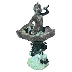 Bronze Triton fountain