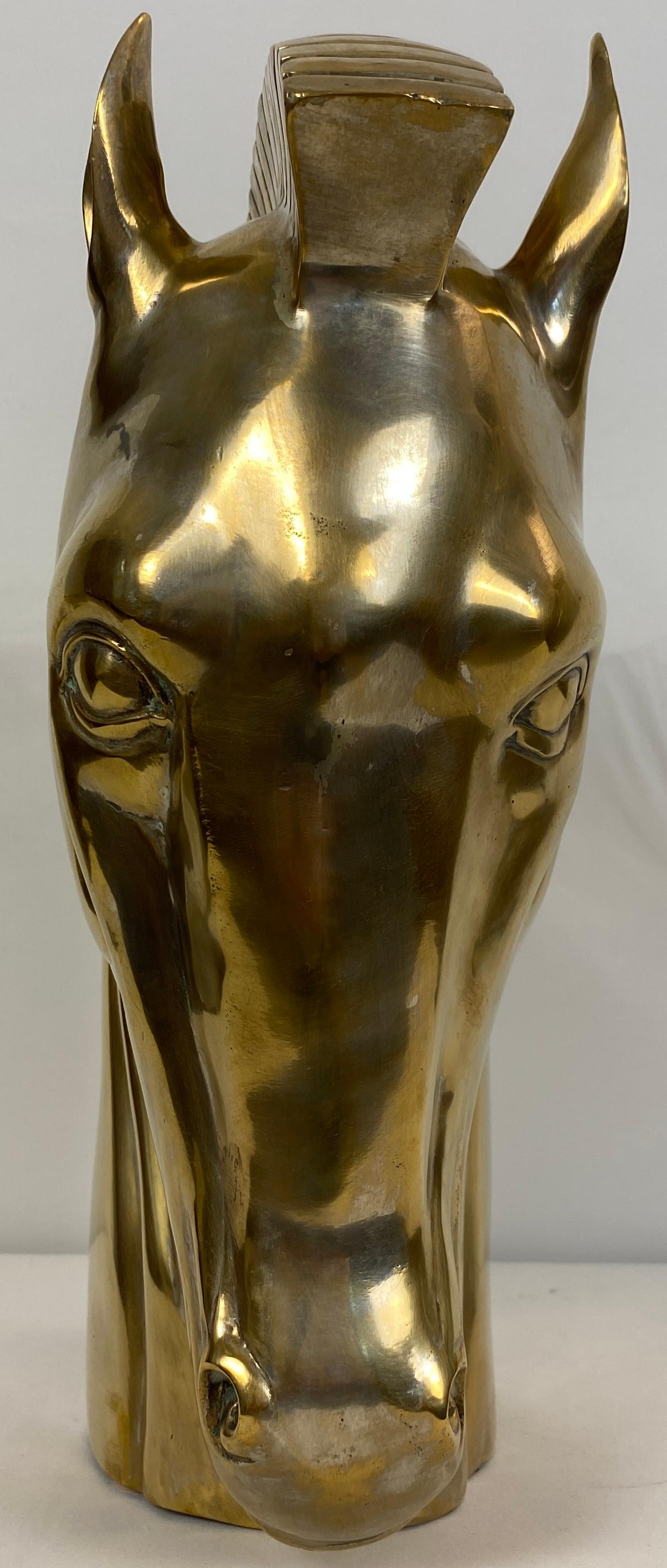 Américain Sculpture de cheval Trojan en bronze signée Phillips en vente