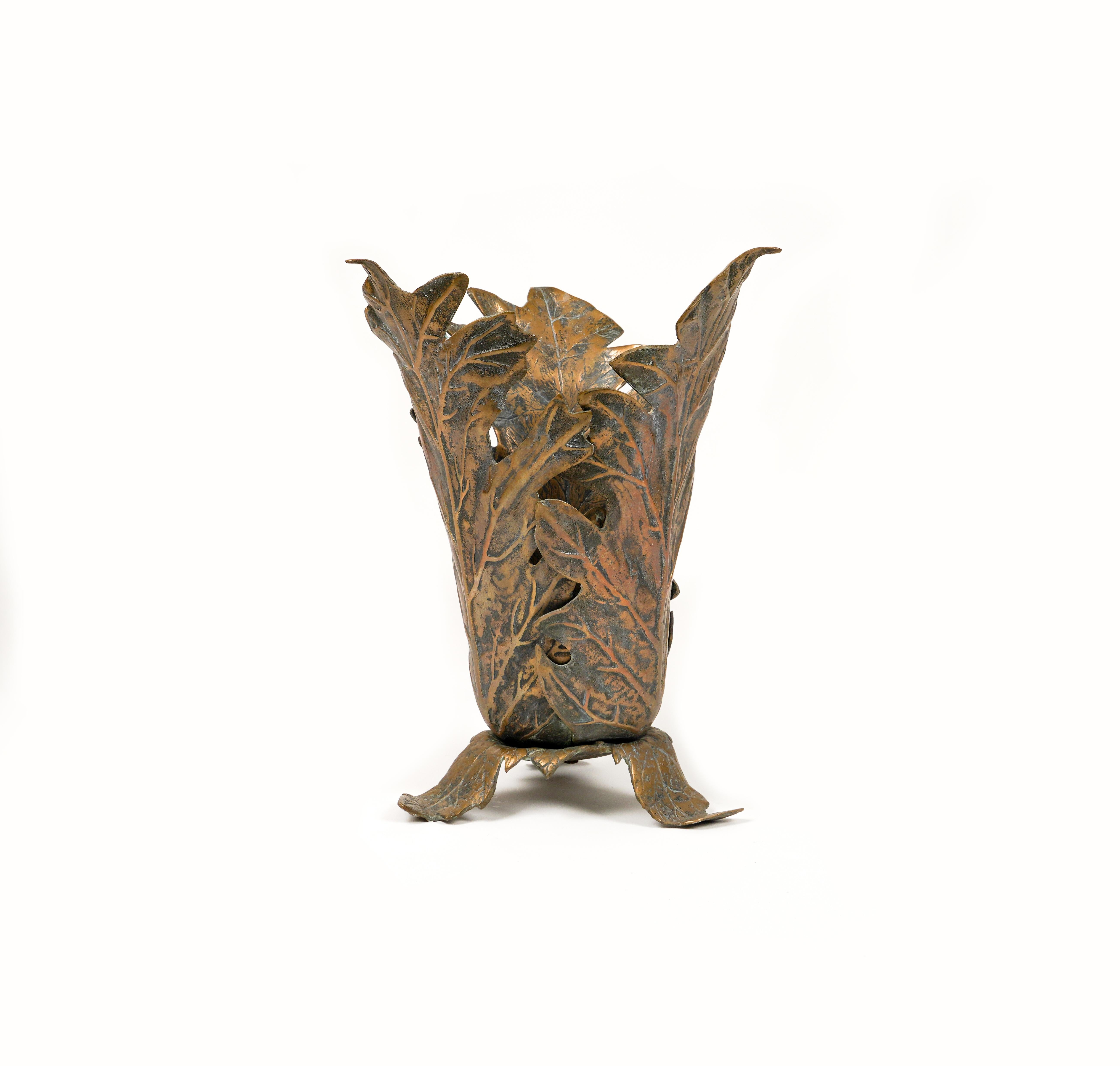 Late 20th Century Bronze Umbrella Stand Attributed François Xavier & Claude Lalanne, France 1970s