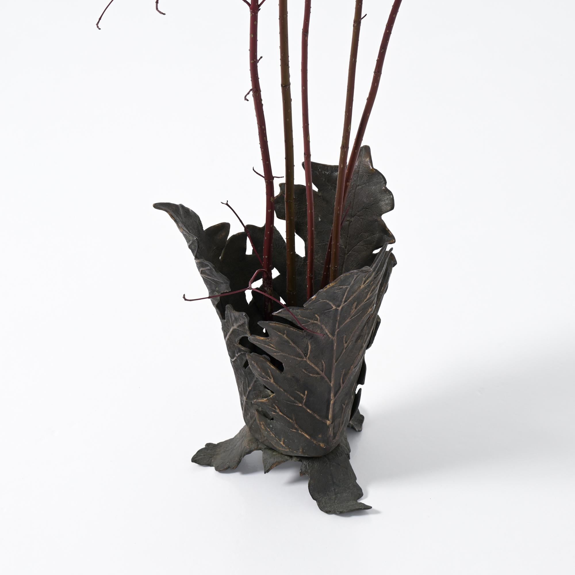 Bronze Umbrella Stand by Gabriella Crespi im Angebot 14