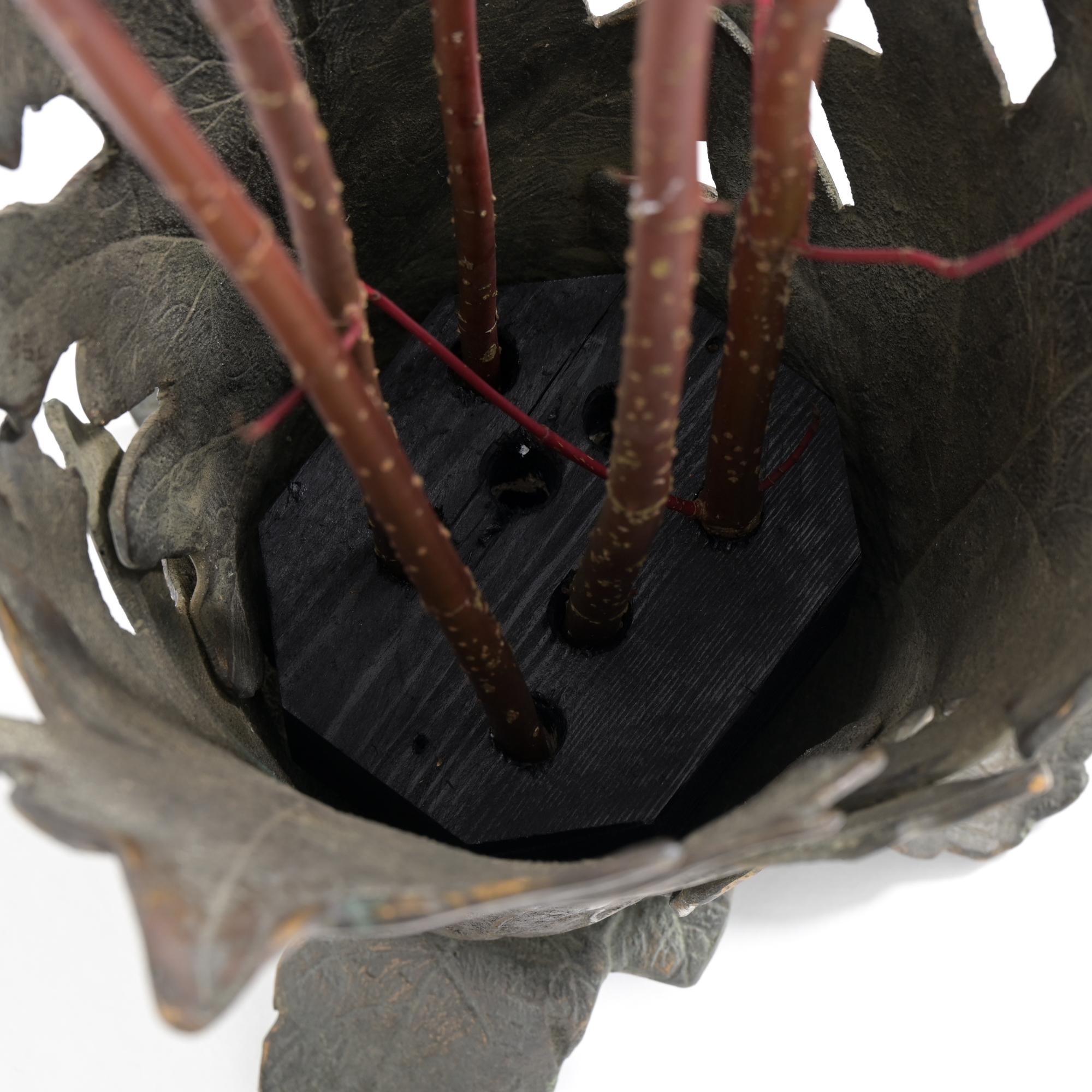 Bronze Umbrella Stand by Gabriella Crespi im Angebot 15