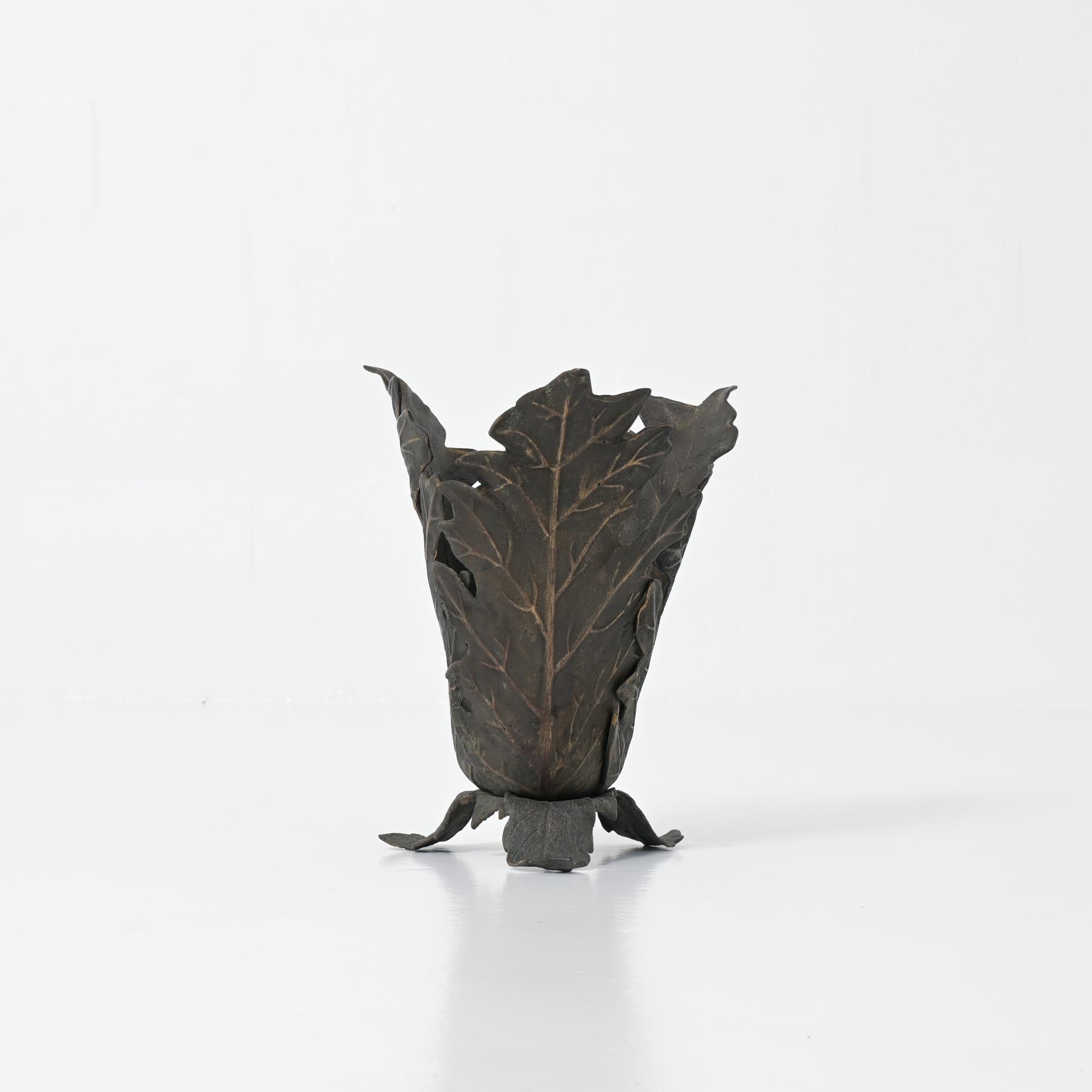 Bronze Umbrella Stand by Gabriella Crespi im Zustand „Gut“ im Angebot in Vlimmeren, BE