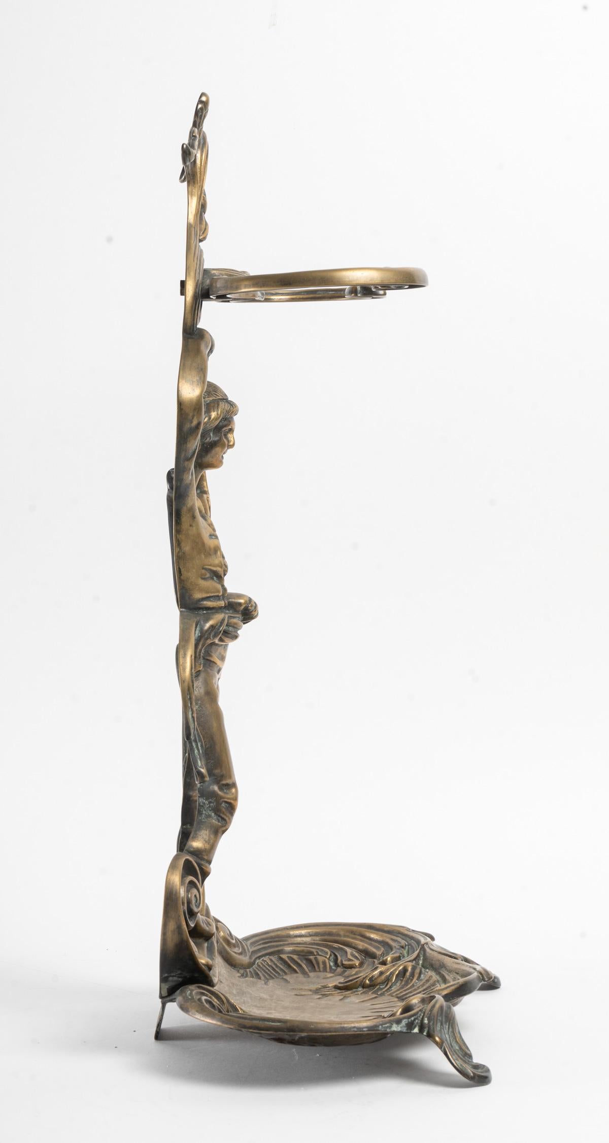 Bronze Umbrella Stand In Good Condition For Sale In Saint-Ouen, FR