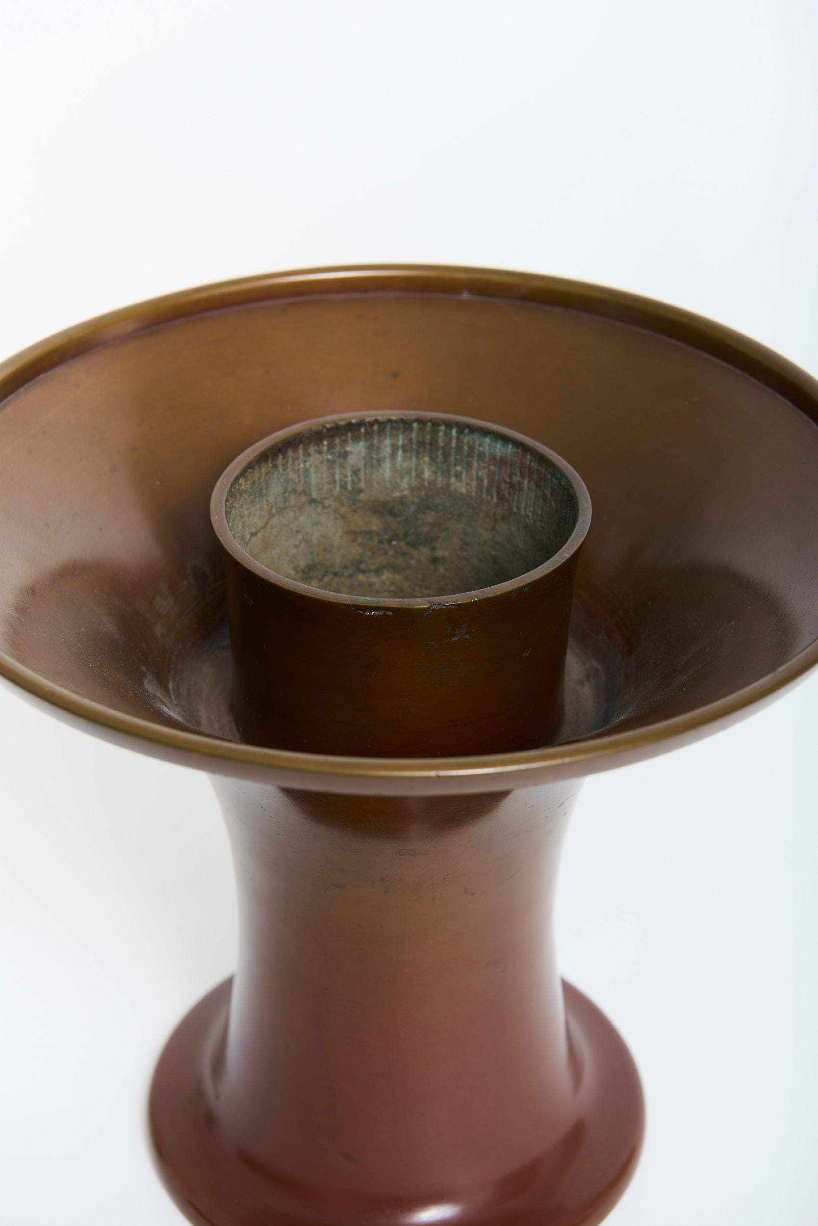 Bronze Usabata Vase In Good Condition For Sale In London, GB