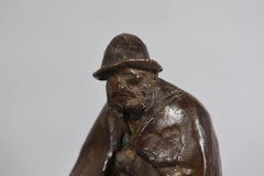 «El vagabundo y su perro», en bronce – Bouchard – Fundición Siot – Método de la cera perdida