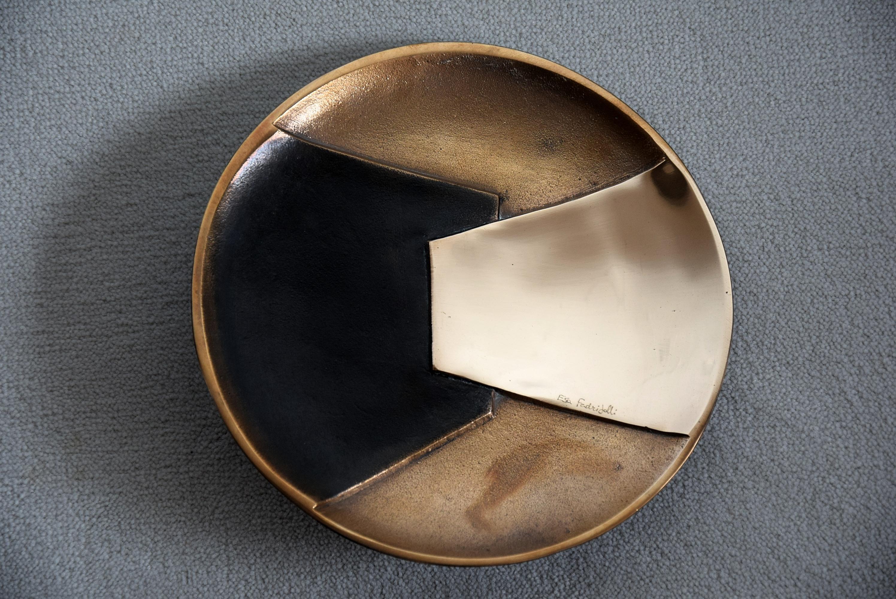 Vase und Tasche aus Bronze aus Emptier, Italien, 1980 im Angebot 5