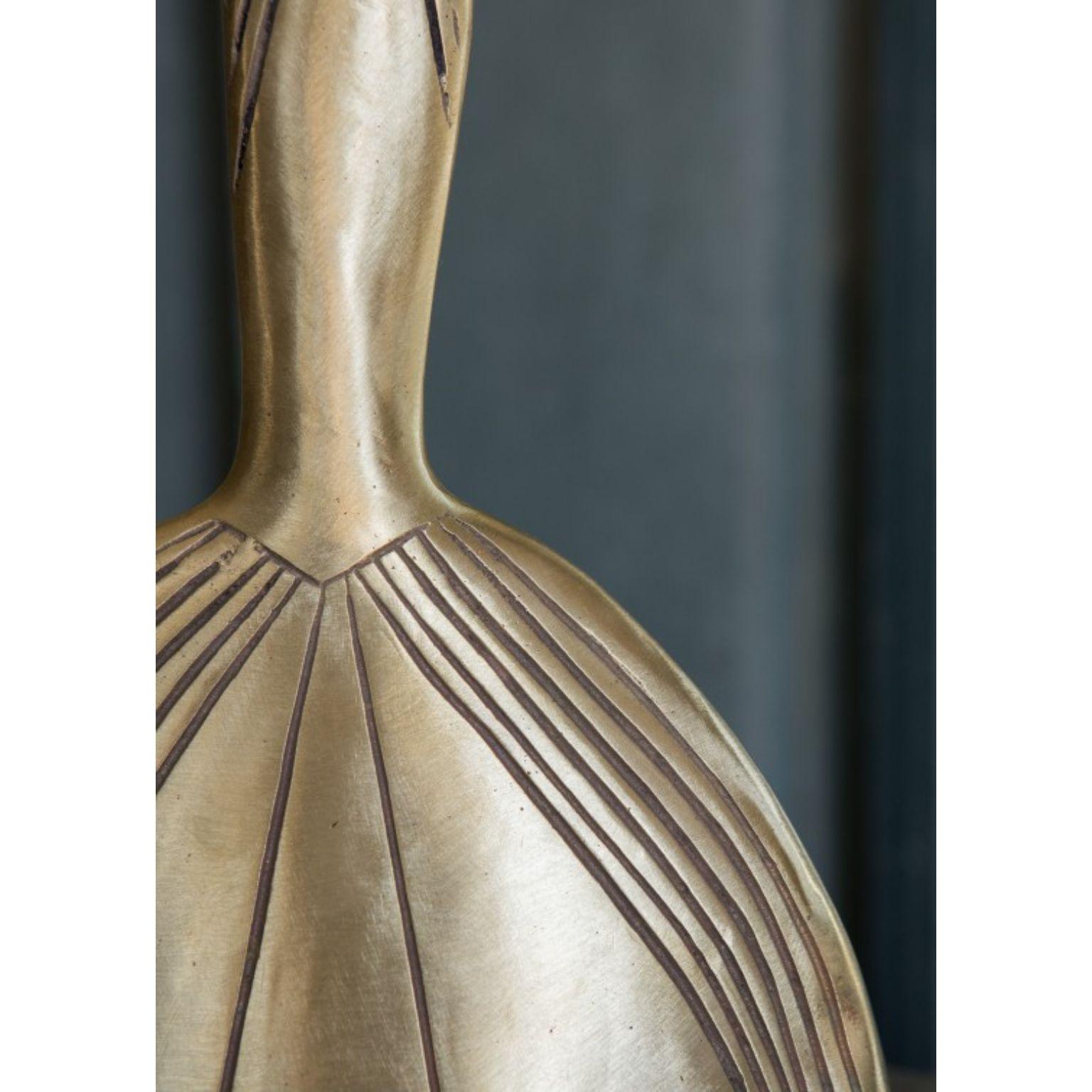 Modern Bronze Vase B by Mylene Niedzialkowski For Sale