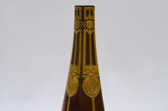 Art Nouveau Bronze Vase by Christofle, France, Circa 1910
