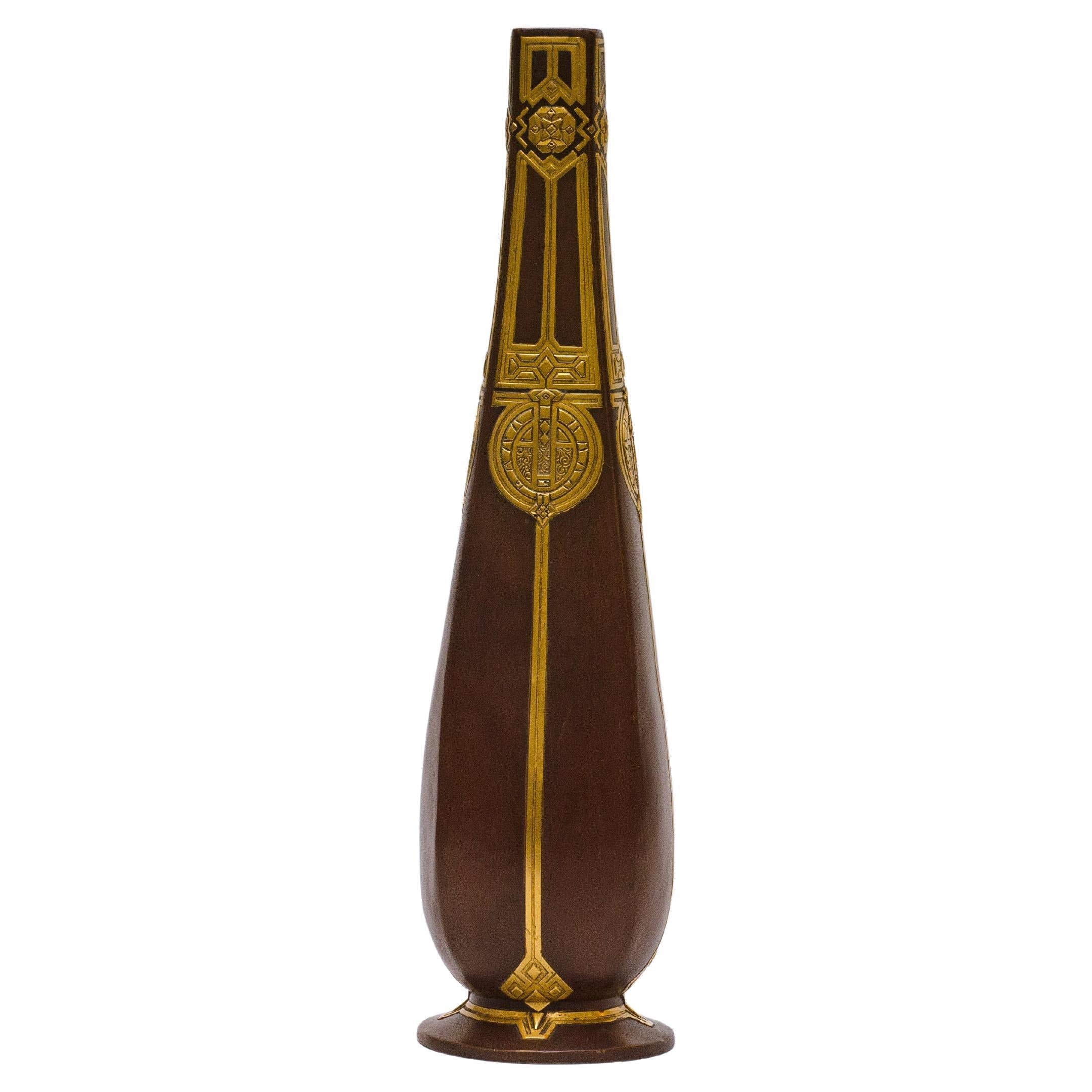 Bronze vase by Christofle