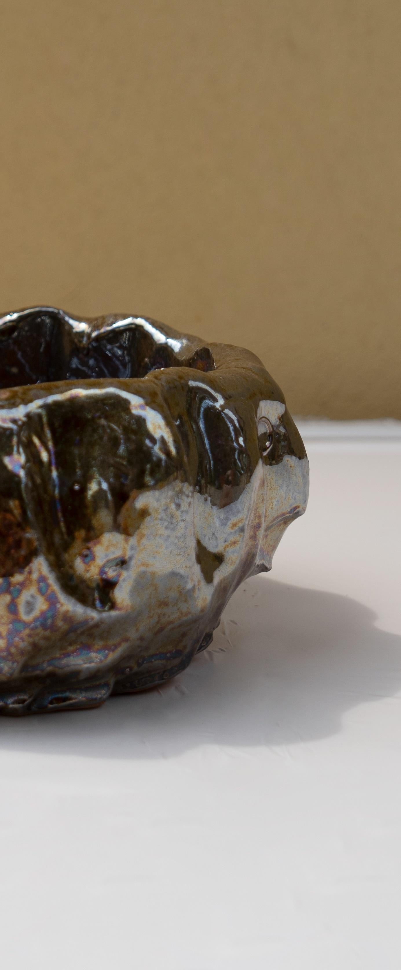 Italiano Vaso in bronzo di Daniele Giannetti in vendita