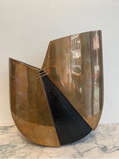 Vaso in bronzo di Esa Fedrigolli, 1980 Italia