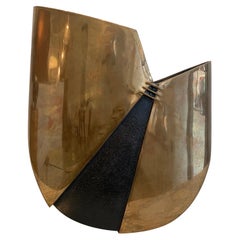 Bronze Vase by Esa Fedrigolli, 1980 Italy
