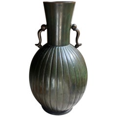 Vintage Bronze Vase by GAB