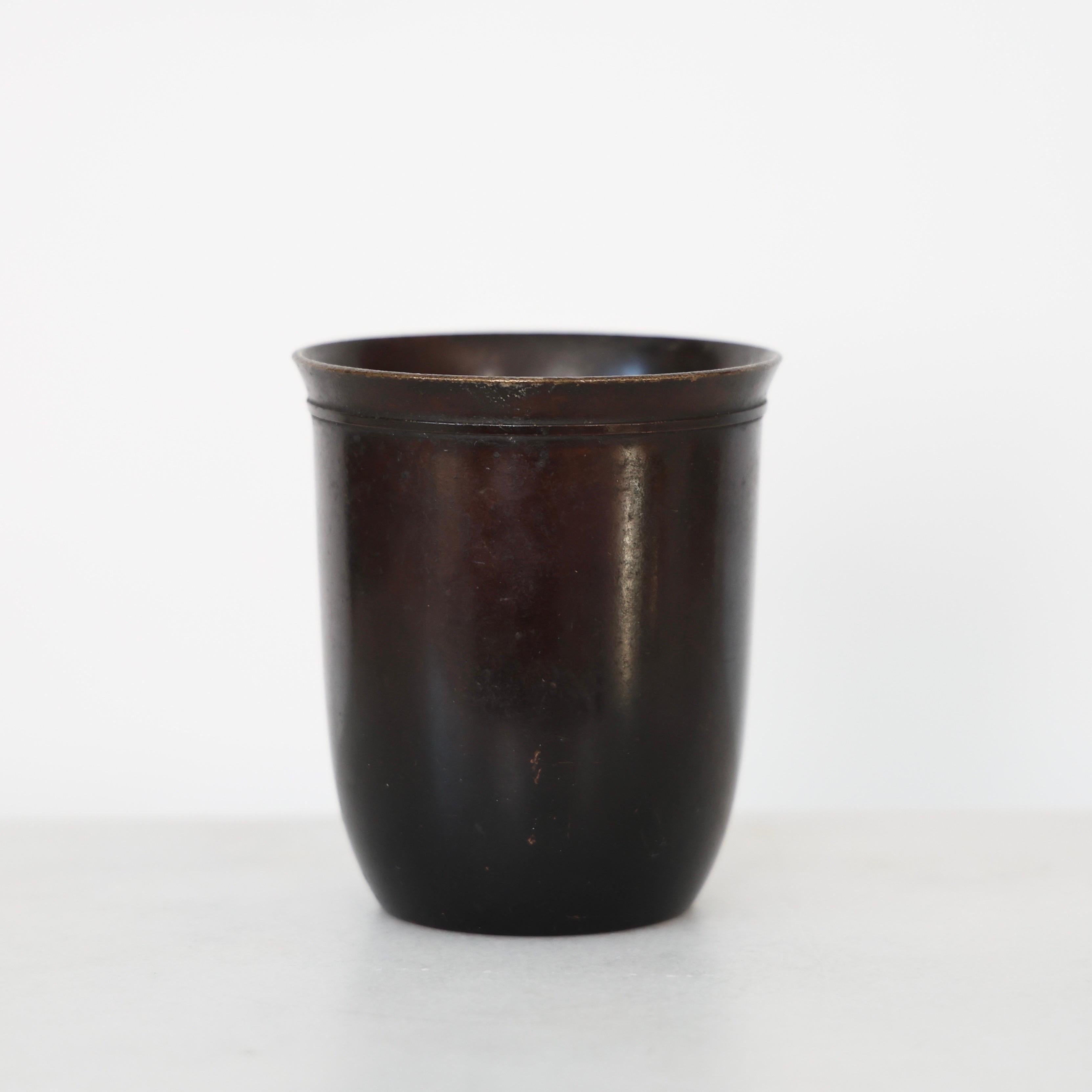 Bronze Vase by Just Andersen, 1920s, Denmark In Good Condition For Sale In Værløse, DK