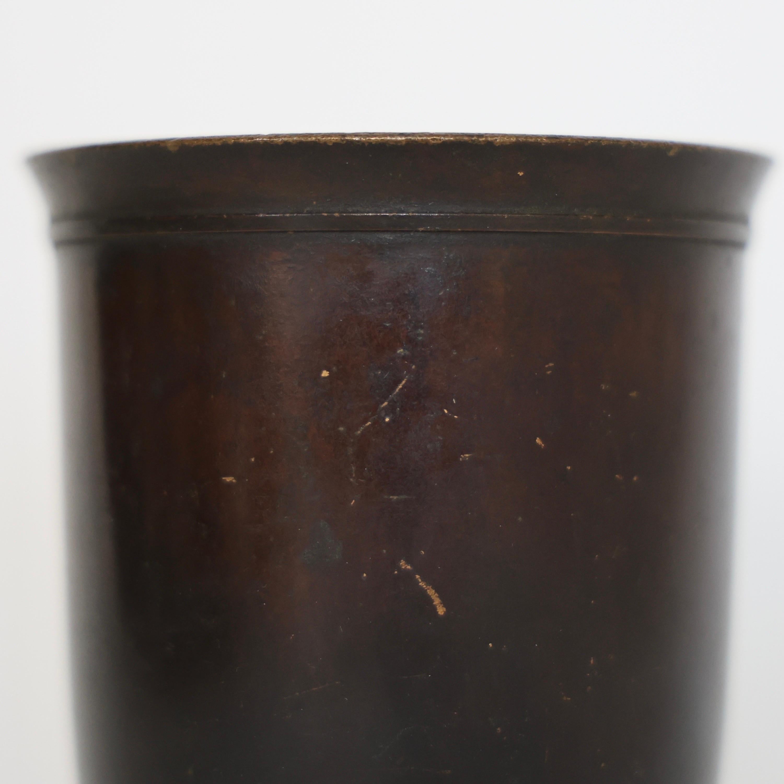 Bronze Vase by Just Andersen, 1920s, Denmark For Sale 2