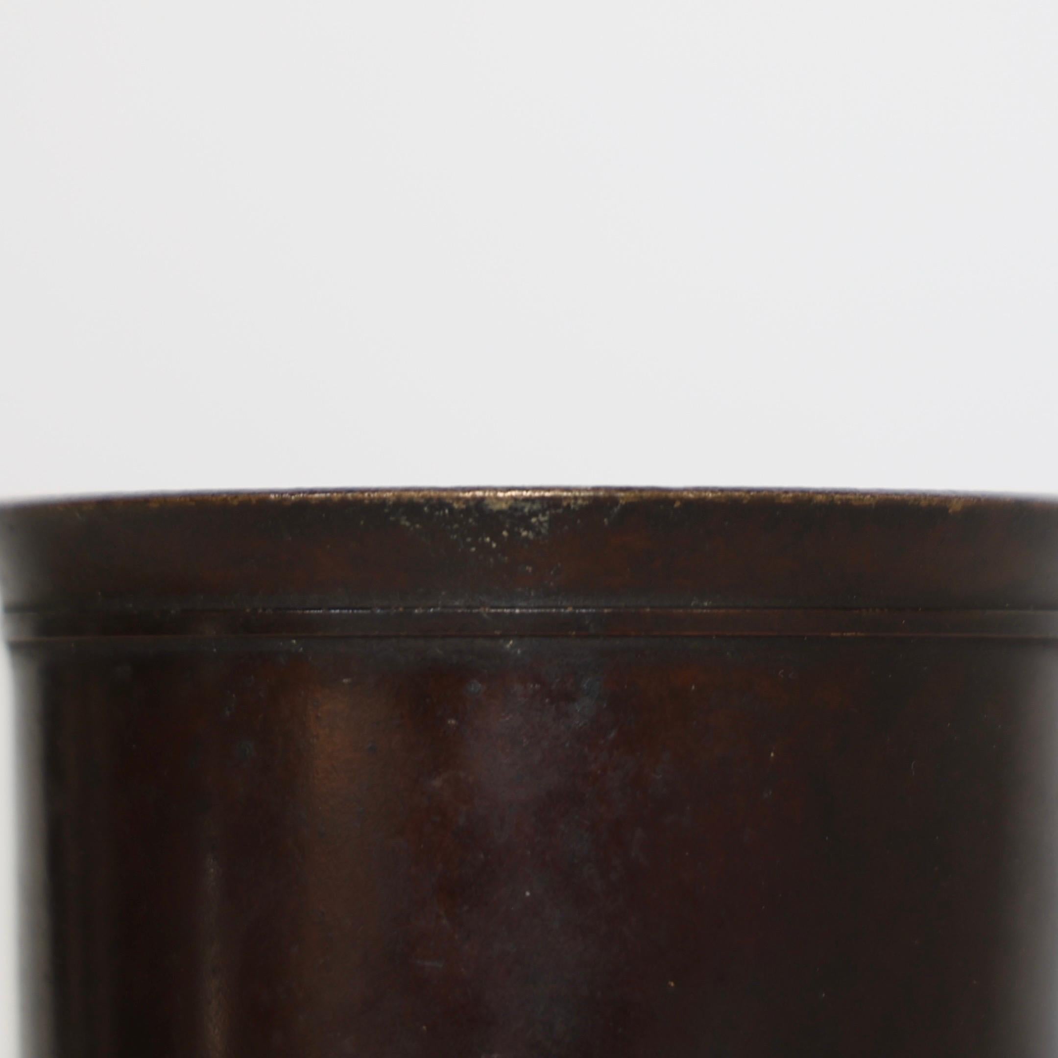 Bronze Vase by Just Andersen, 1920s, Denmark For Sale 3