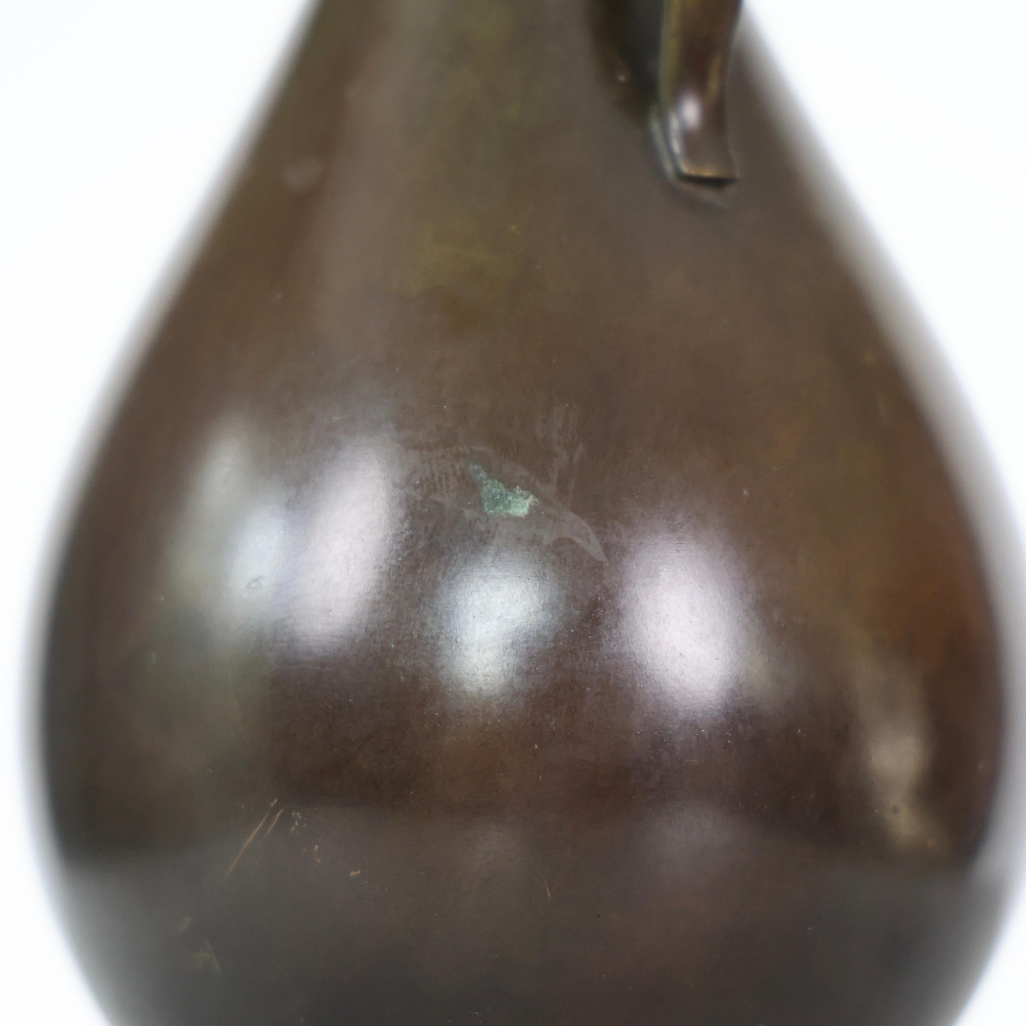 Bronze Vase by Just Andersen, 1930s, Denmark For Sale 4