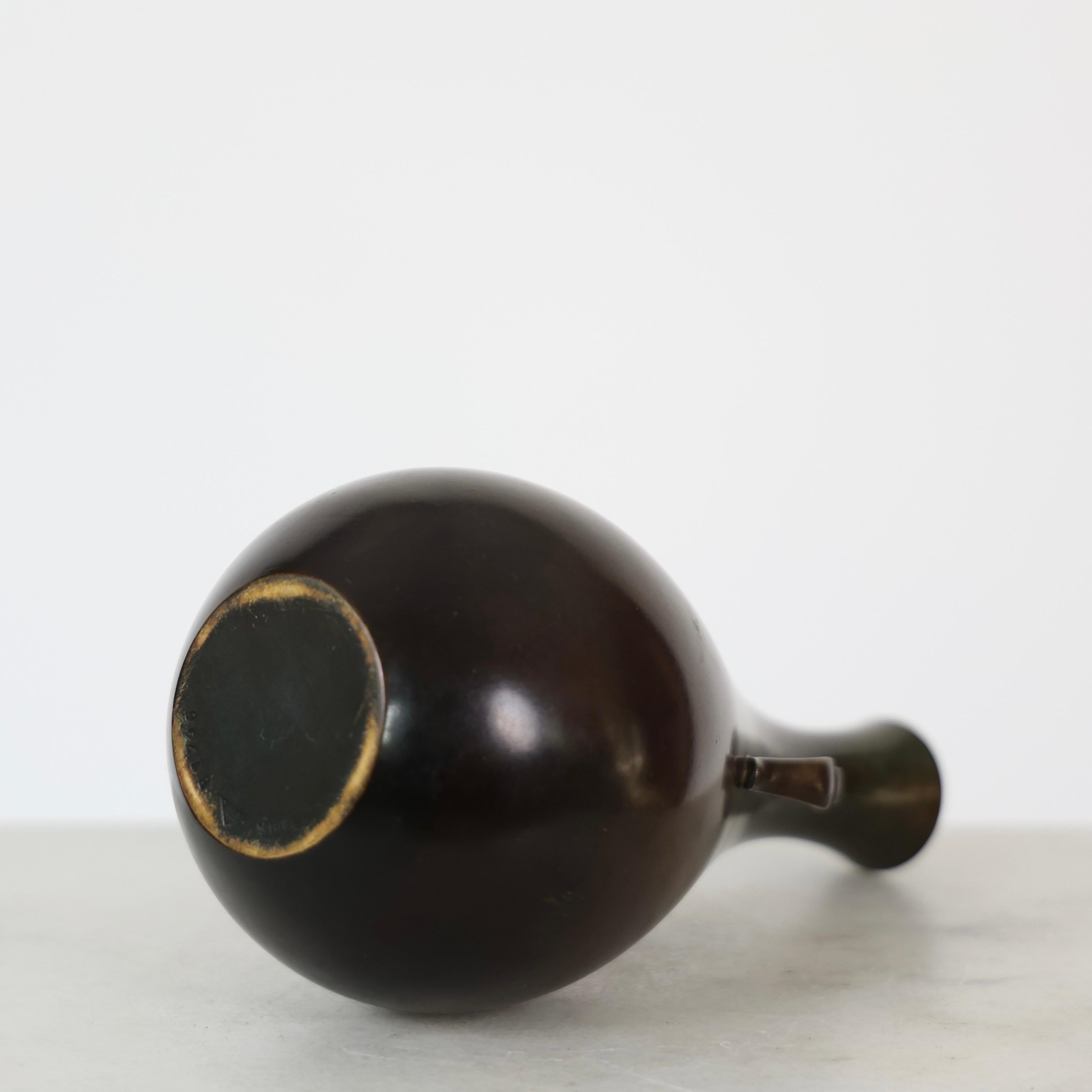 Bronze Vase by Just Andersen, 1930s, Denmark For Sale 5
