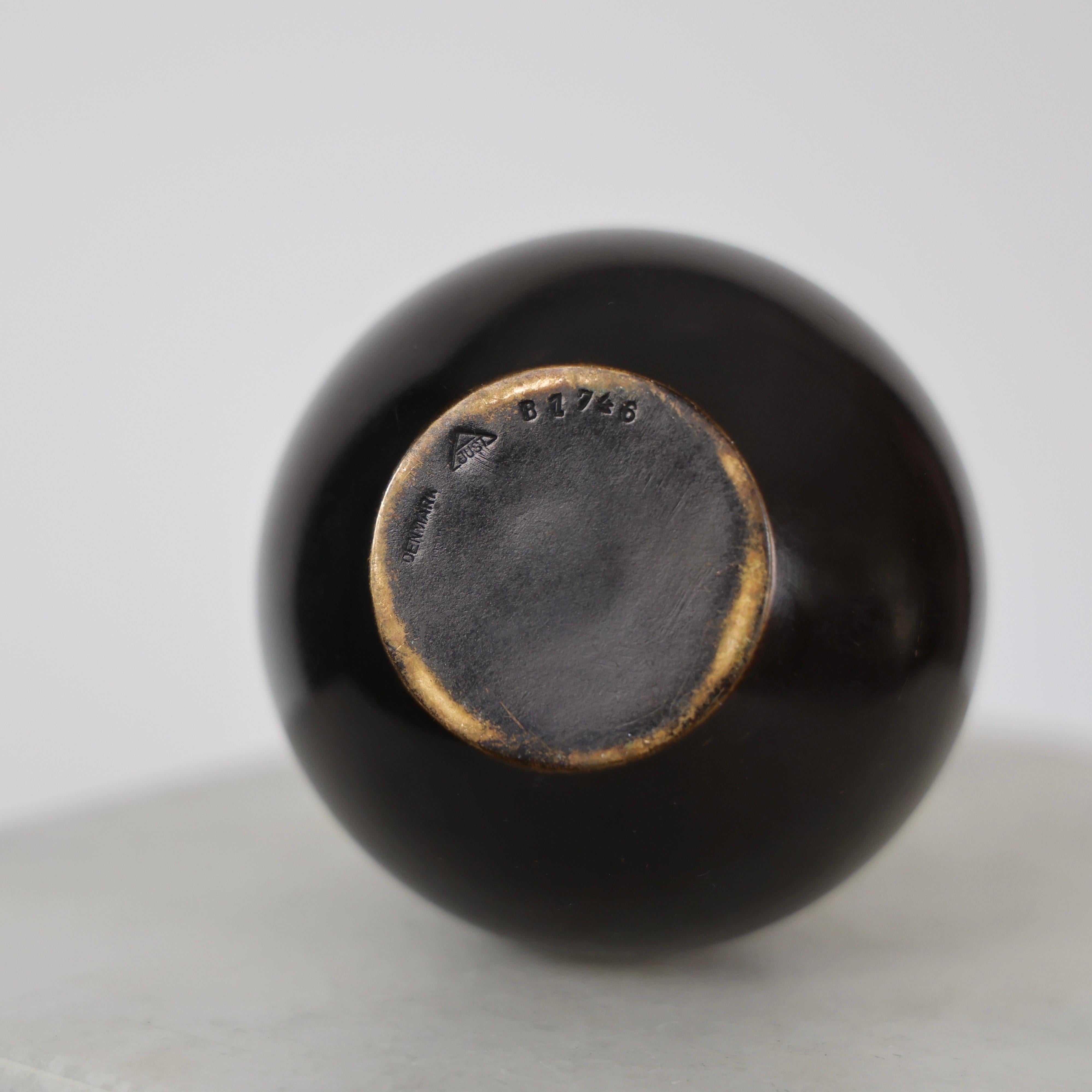Bronze Vase by Just Andersen, 1930s, Denmark For Sale 6