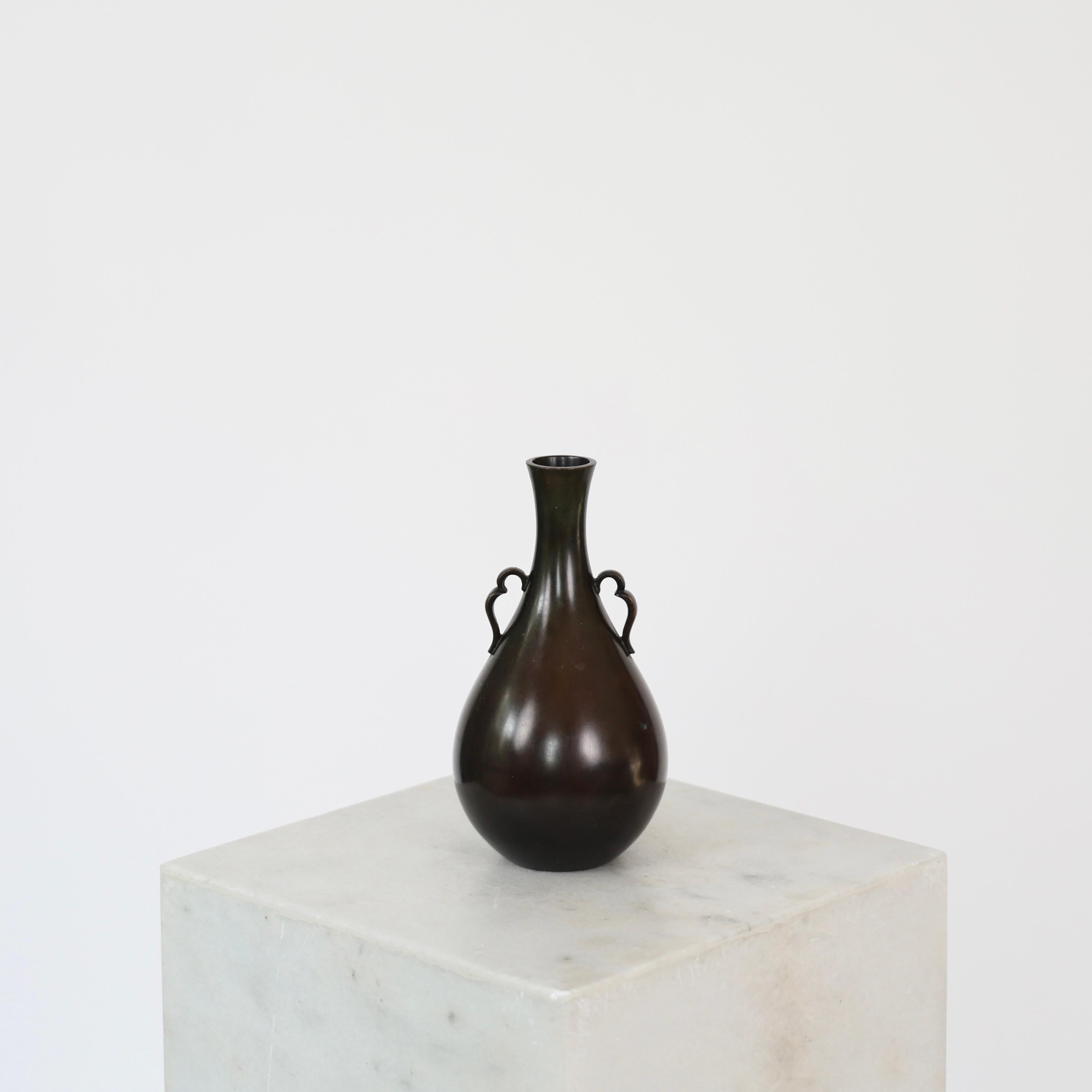 Bronze Vase by Just Andersen, 1930s, Denmark For Sale 7