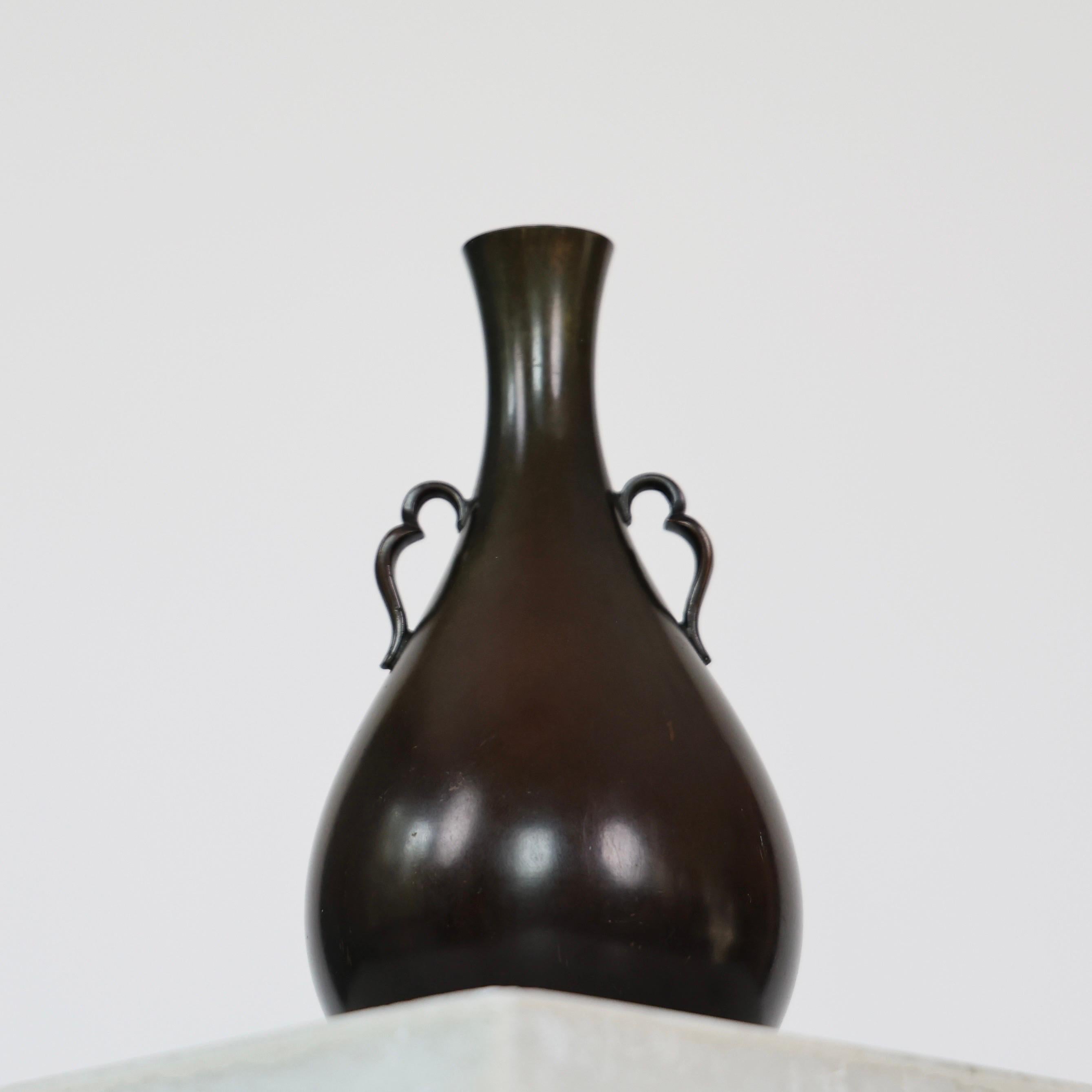Bronze Vase by Just Andersen, 1930s, Denmark For Sale 1
