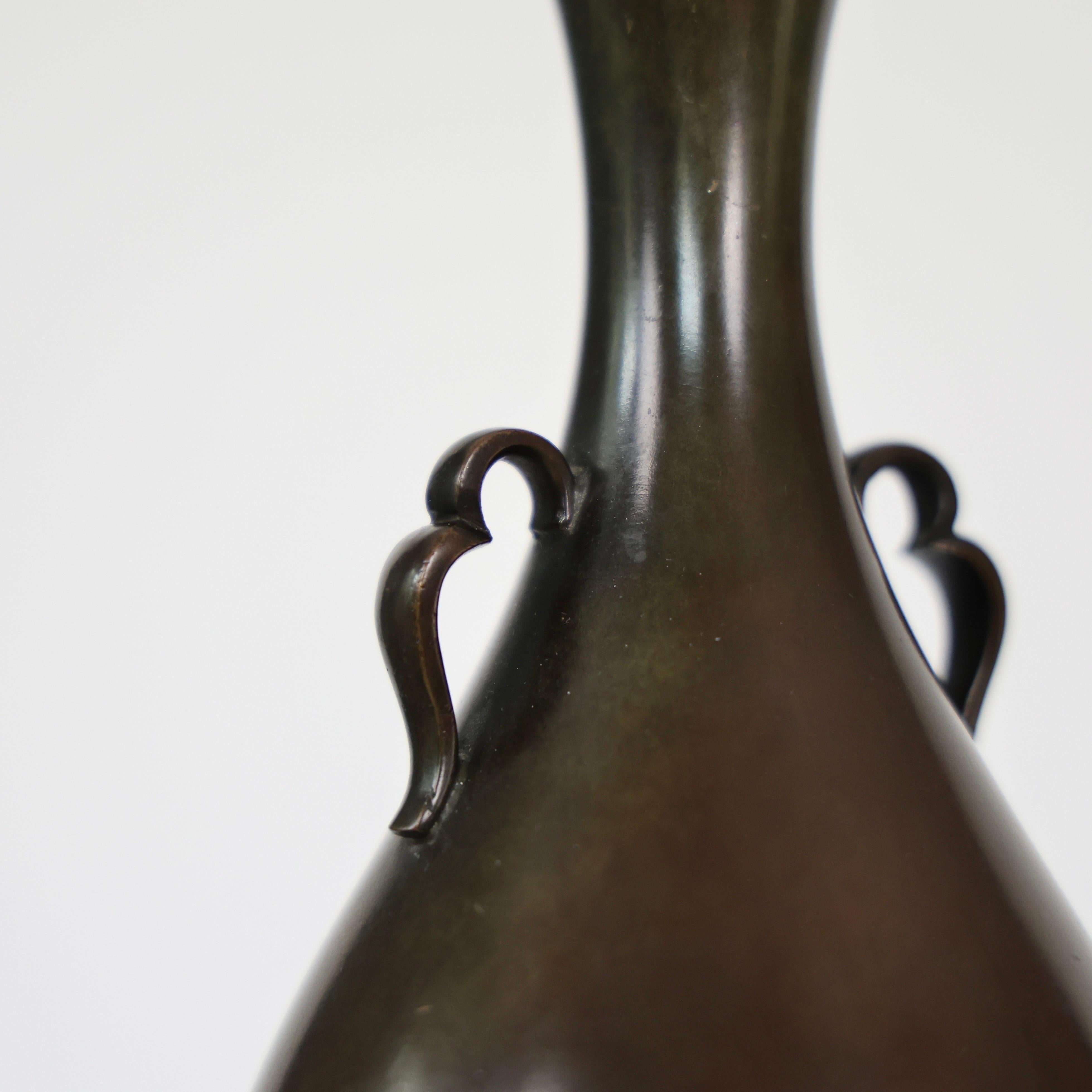 Bronze Vase by Just Andersen, 1930s, Denmark For Sale 3