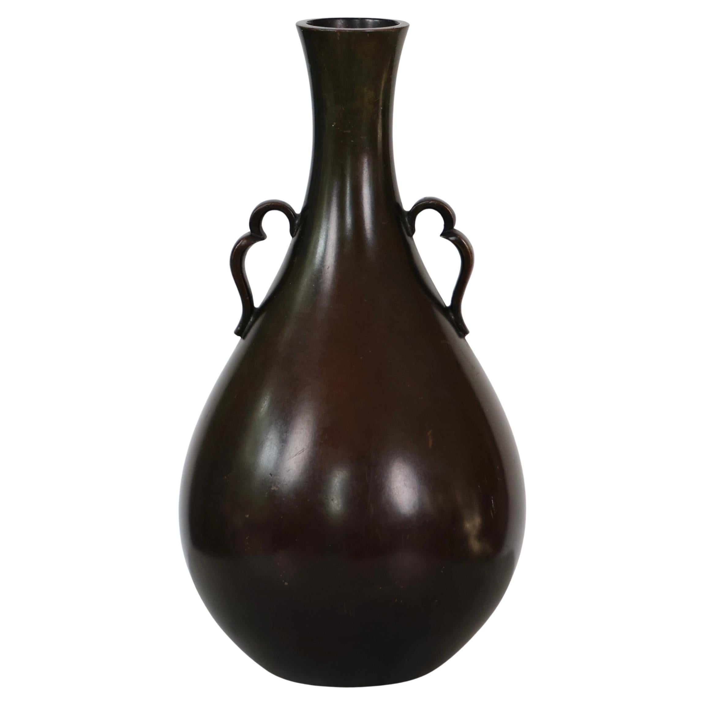 Bronze Vase by Just Andersen, 1930s, Denmark For Sale