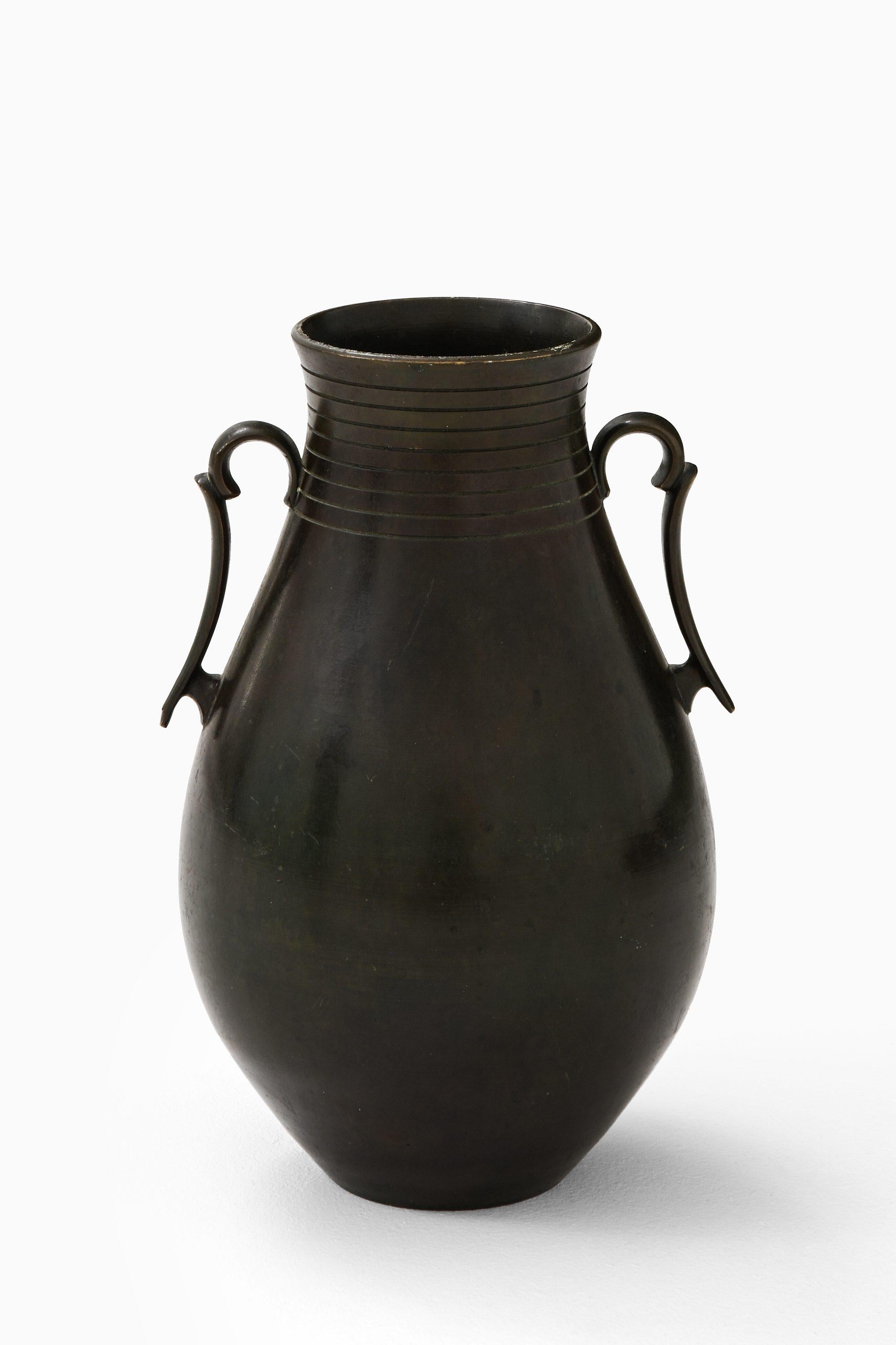 Mid-Century Modern Bronze Vase by Just Andersen, 1950's For Sale