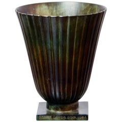 Bronze Vase by Just Andersen for G.A.B