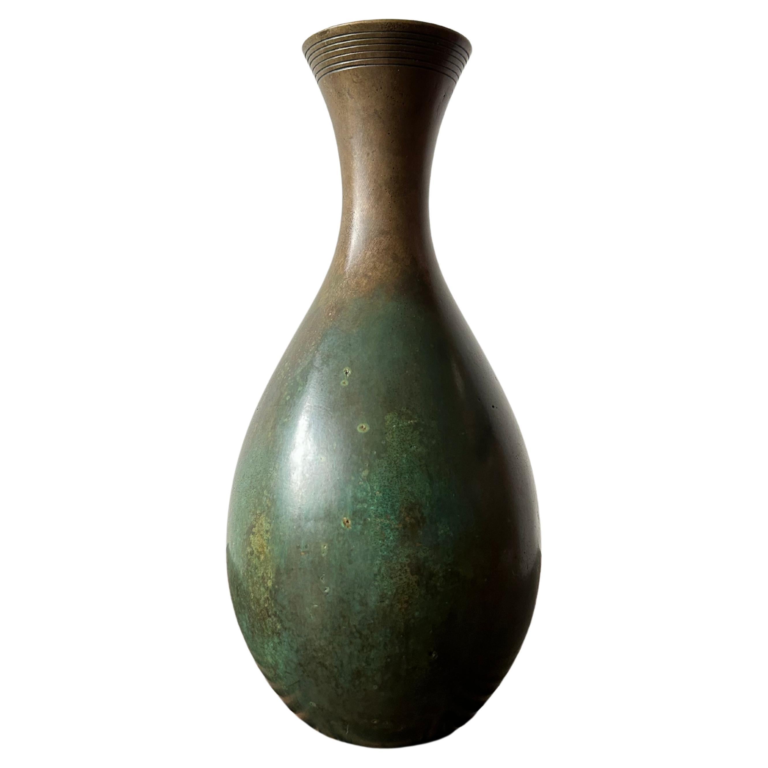 Bronze vase by Just Andersen for GAB Sweden 1920’s