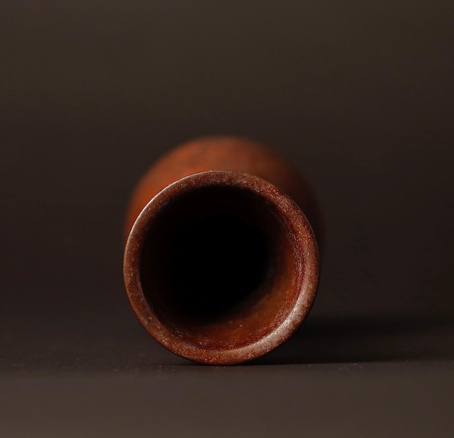 Vase en bronze de l'artiste de Nitten Nakajima Yasumi  (1905 - 1986) en vente 2