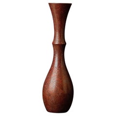 Bronze vase by Nitten Artist Nakajima Yasumi  (1905 - 1986)