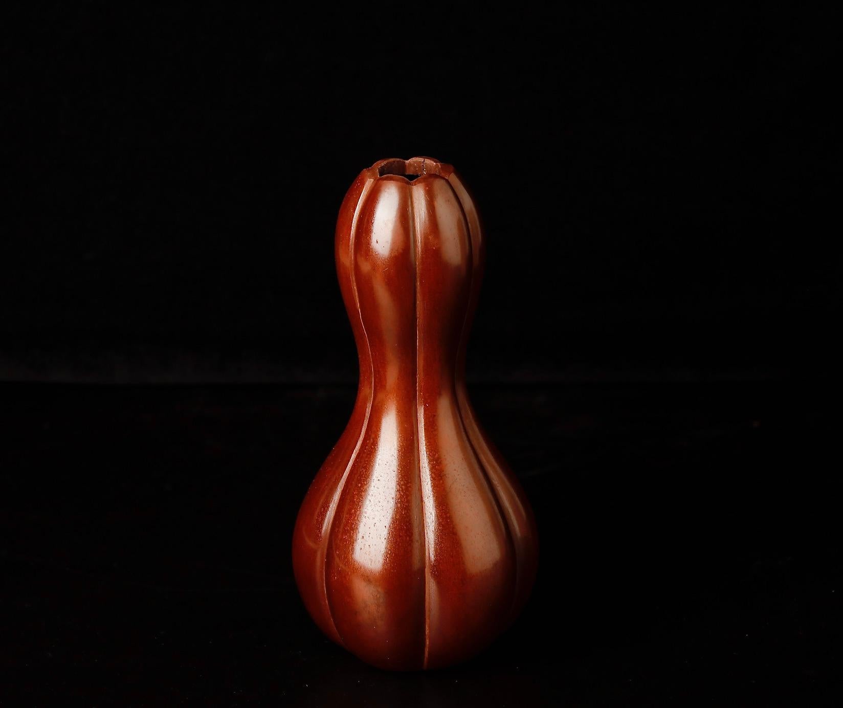 20th Century Bronze Vase by Renown Artist Hiramatsu Koshun